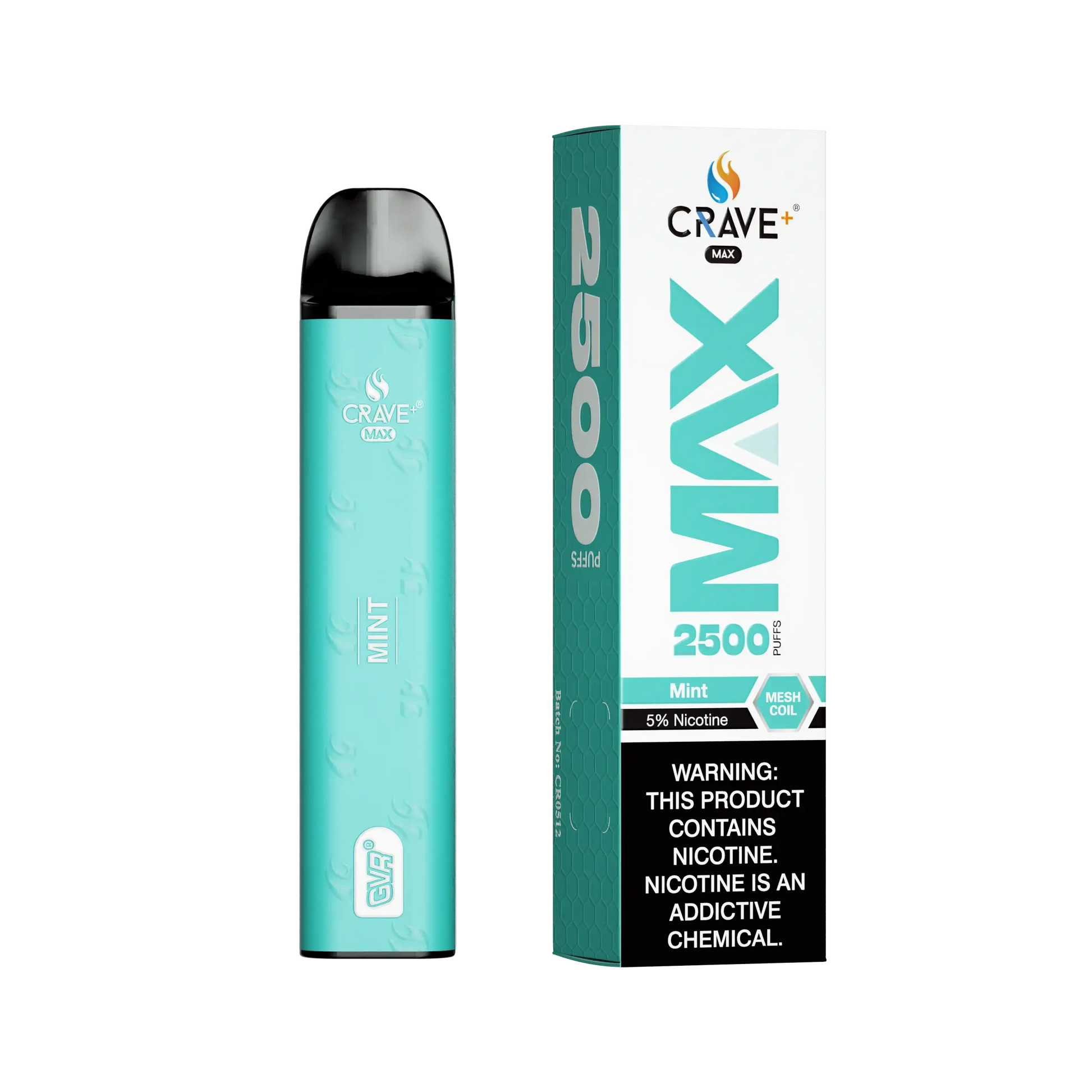 Crave Max Vape - 2500 Puffs Mesh Coil Crave, Crave Max Vape mint