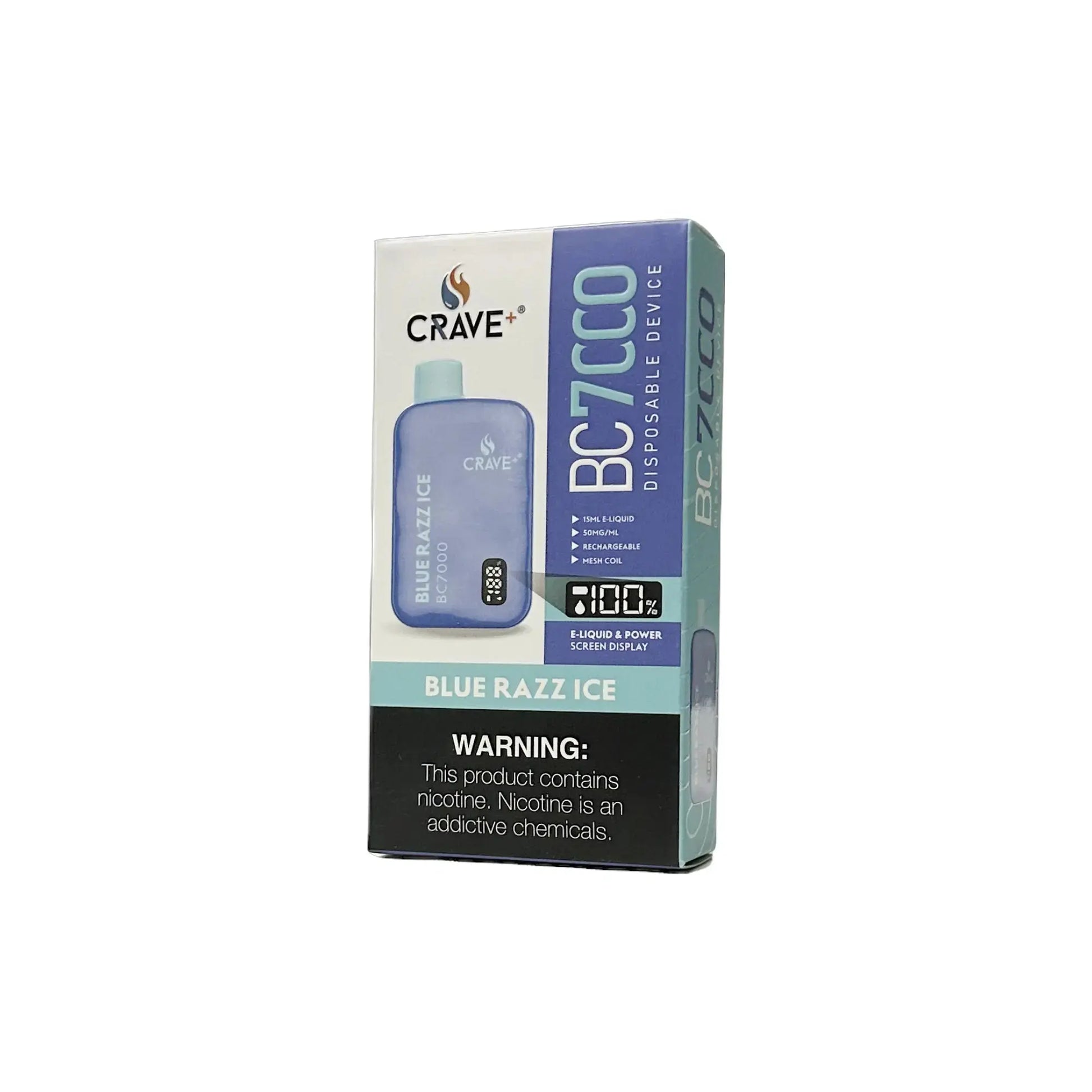 Crave BC7000 Puffs - VSZN, Crave BC7000 Crave blue razz ice, crave bc7000 clear, clear crave vape bc7000, crave grape ice bc7000, crave black ice bc7000, black ice crave max vape bc7000, blue razz ice crave max bc7000