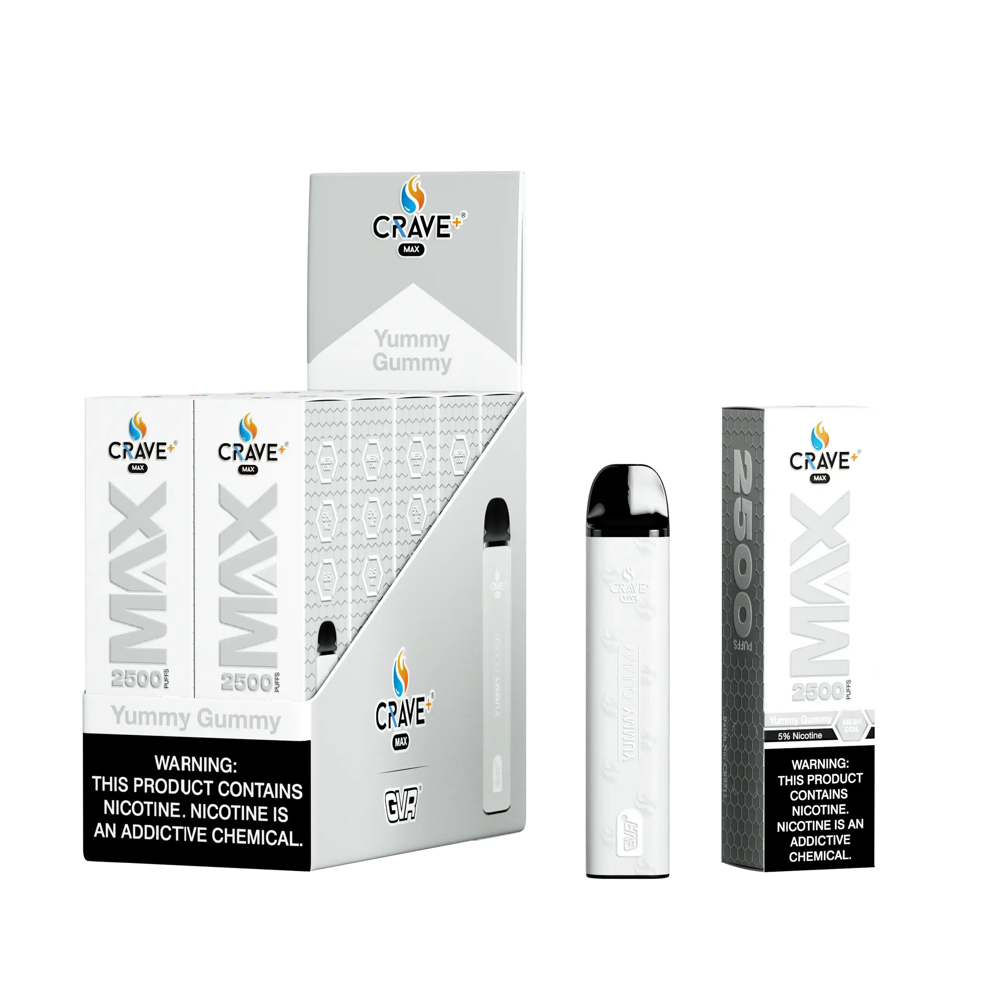 Crave Max Vape - 2500 Puffs Mesh Coil (BOX DEAL) - VSZN, crave max yummy gummy