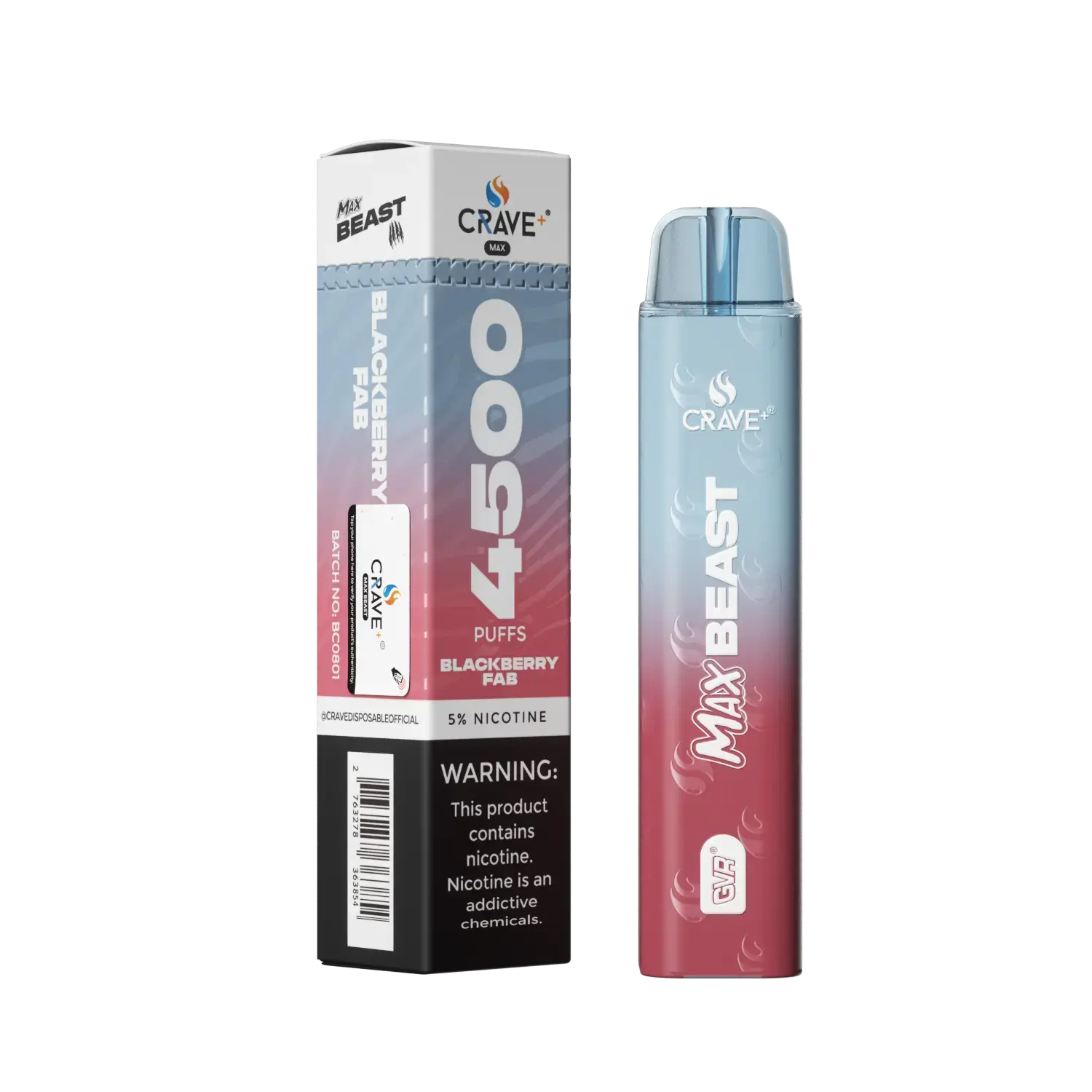 Crave Max Beast 4500 Crave, Crave Max Beast blackberry fab, crave max beast tobacco, crave max beast clear, crave max beast vape clear