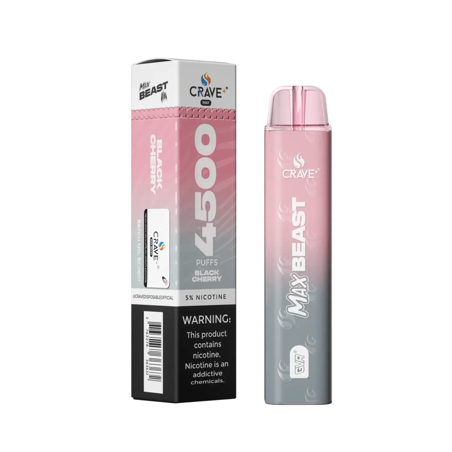 Crave Max Beast 4500 Crave, Crave Max Beast black cherry