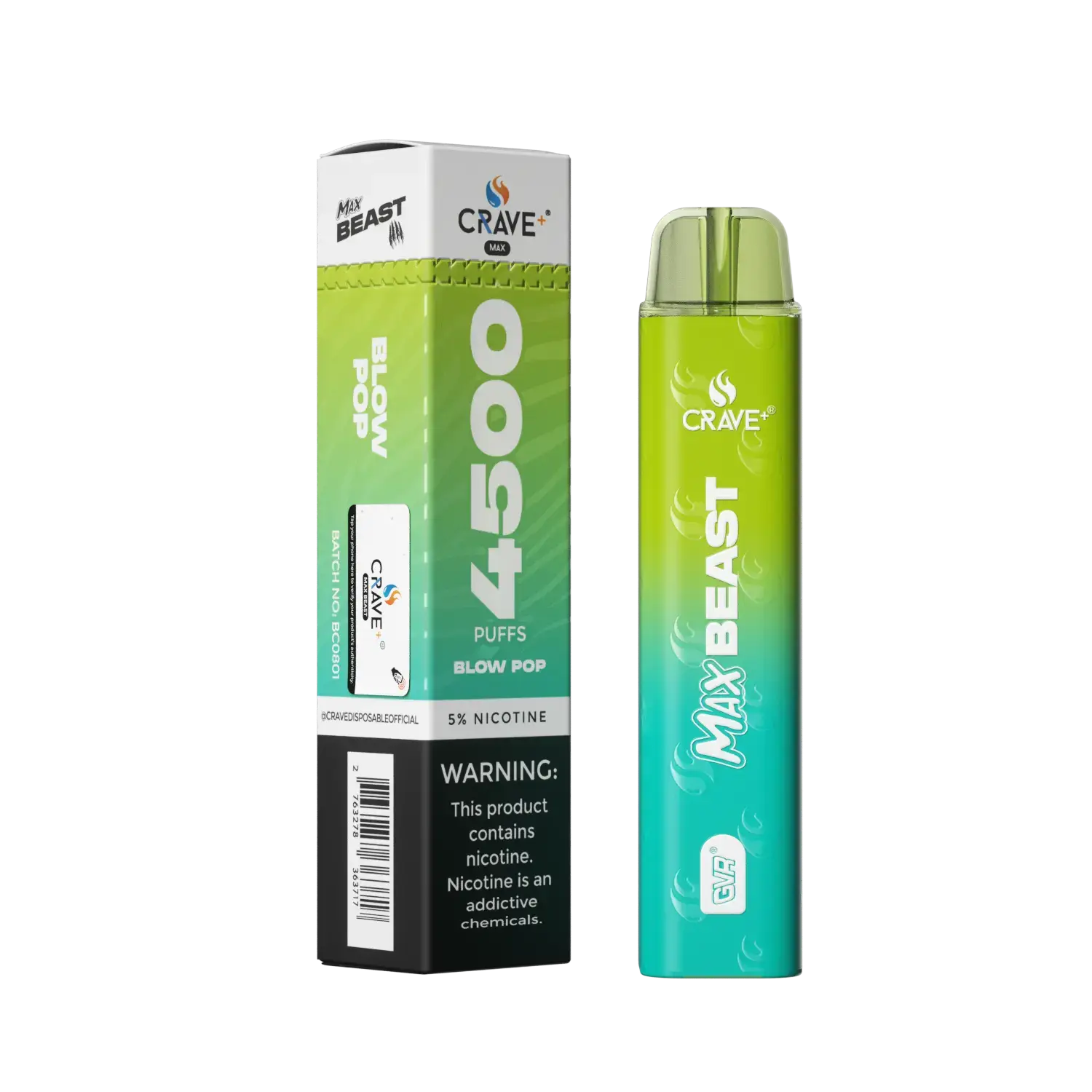 Crave Max Beast 4500 Crave, Crave Max Beast blow pop