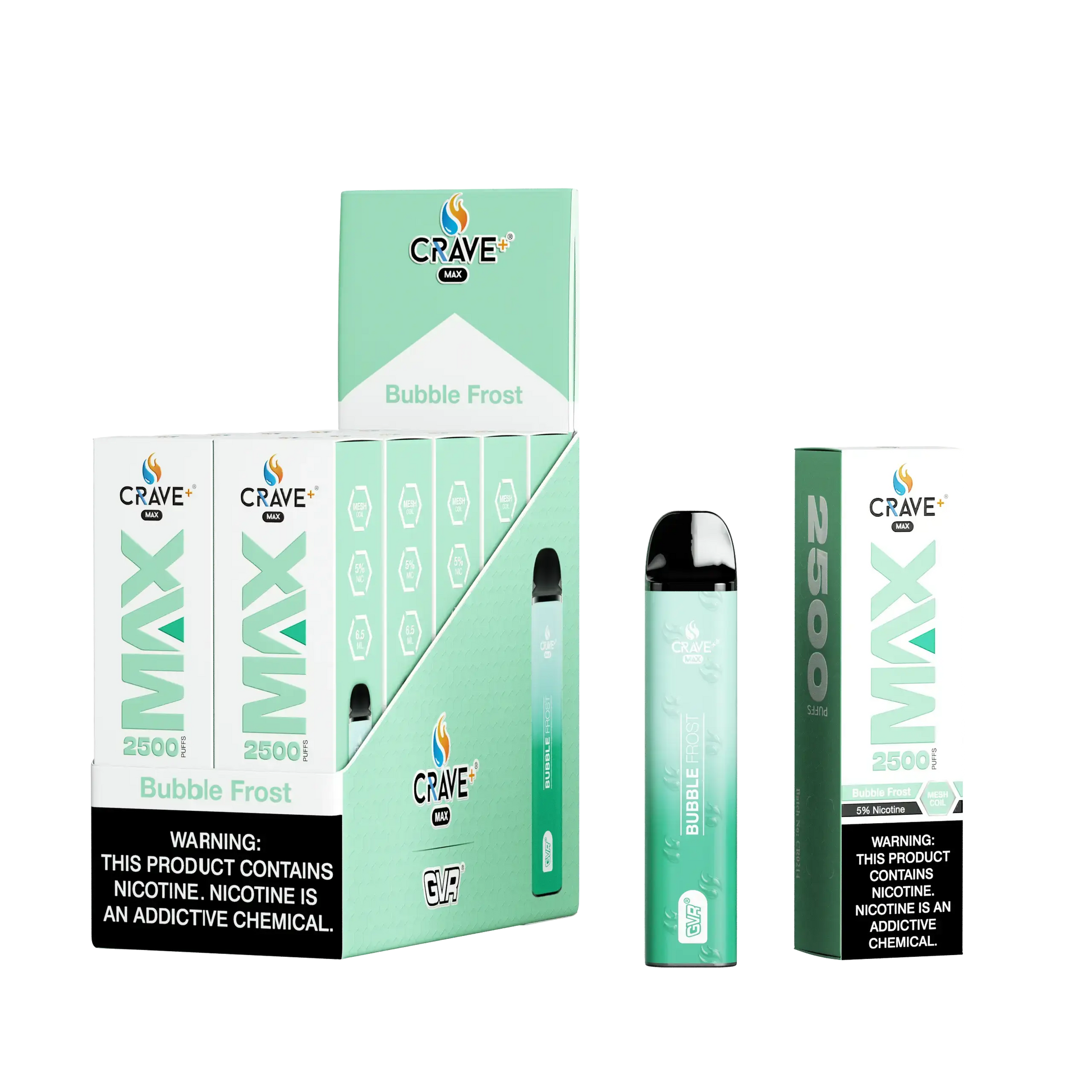 Crave Max Vape - 2500 Puffs Mesh Coil Crave