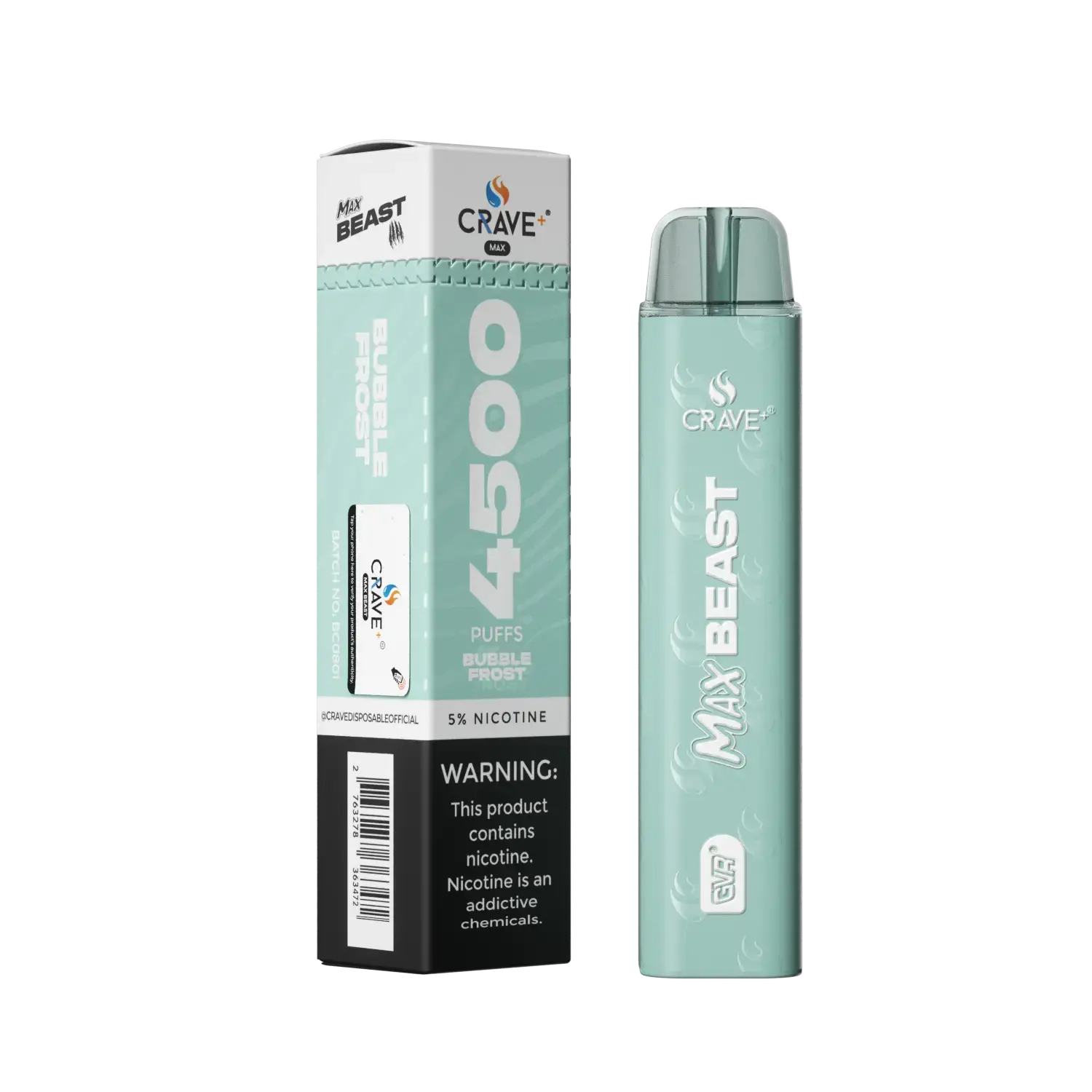 Crave Max Beast 4500 Crave, Crave Max Beast bubble frost