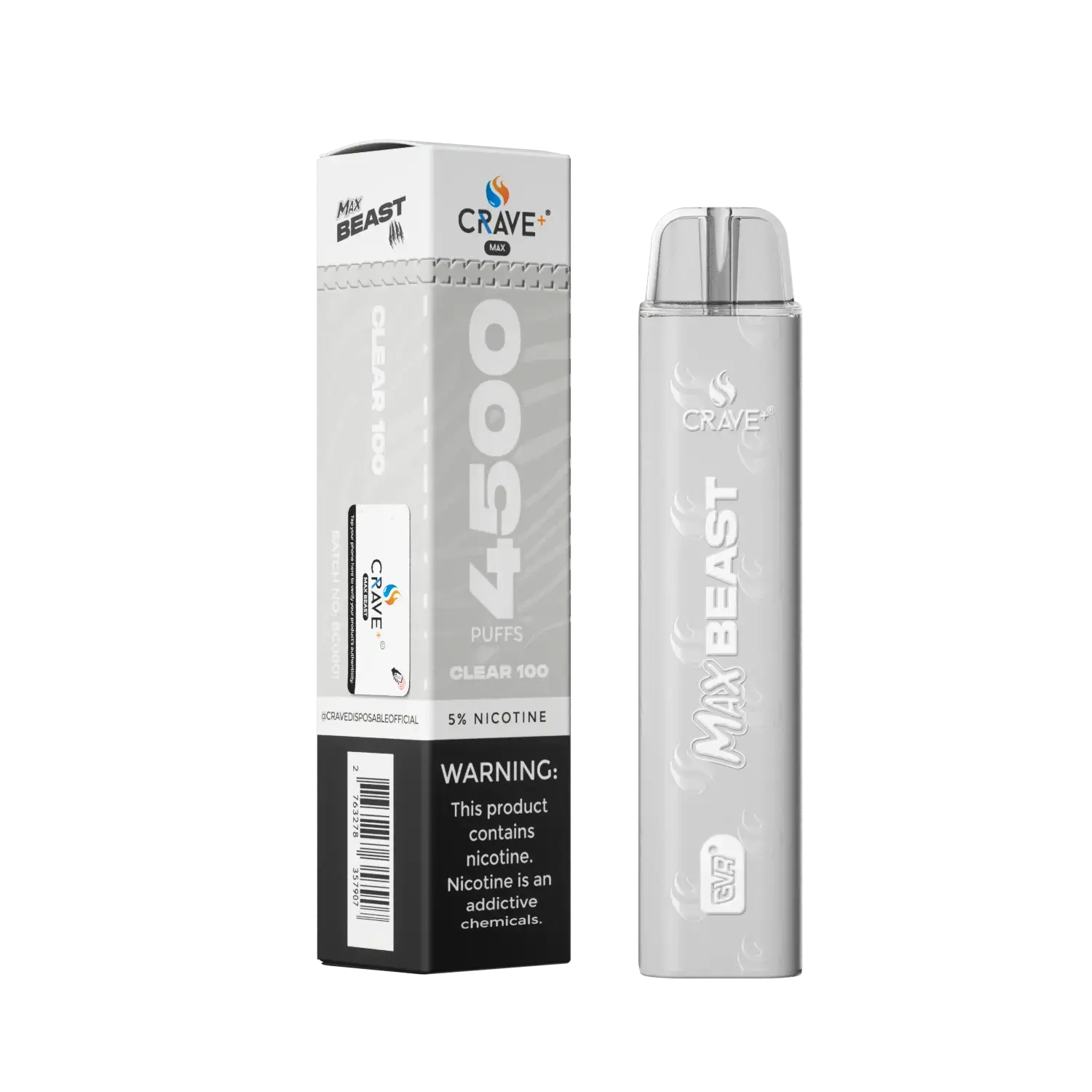 Crave Max Beast 4500 Crave, Crave Max Beast clear 100