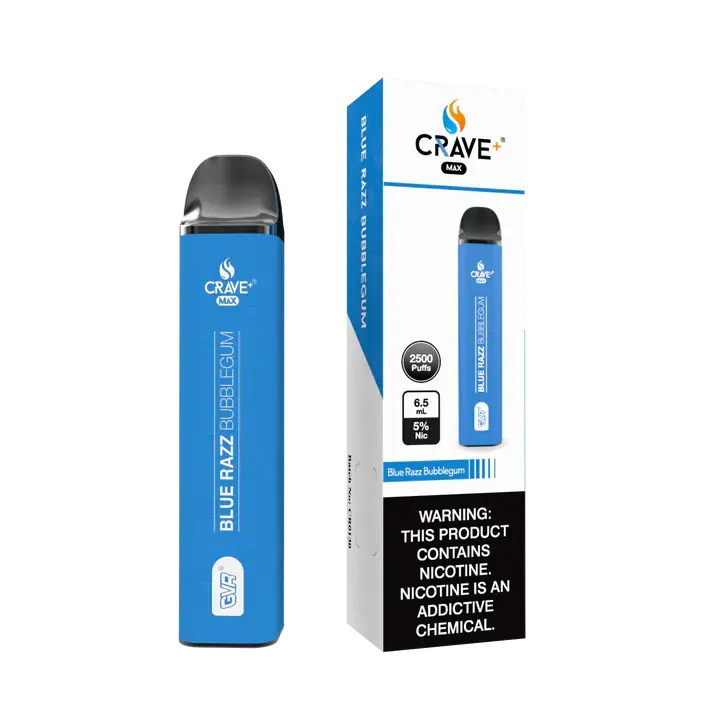 Crave Max 2500 - Blue Razz Bubblegum