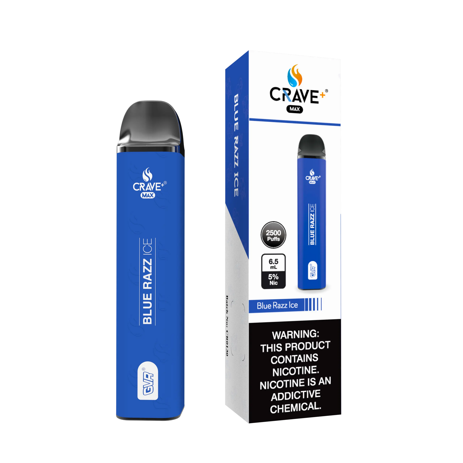Crave Max 2500 - Blue Razz Ice