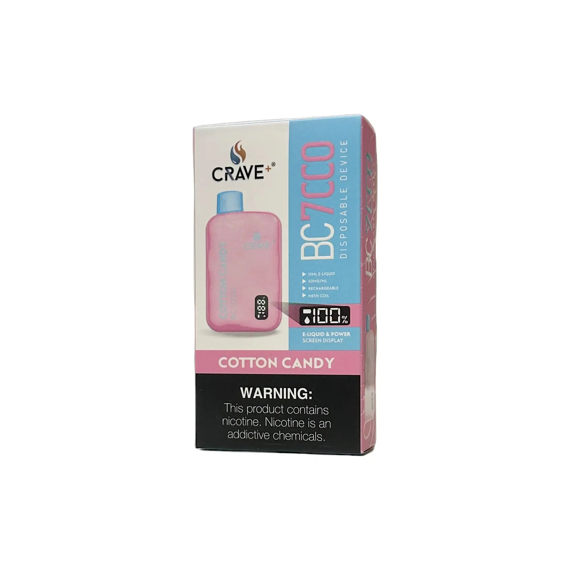 Crave BC7000 Puffs - VSZN, Crave BC7000 Crave cotton candy, crave bc7000 clear, clear crave vape bc7000, crave grape ice bc7000, crave black ice bc7000, black ice crave max vape bc7000, bc7000 cotton candy crave vape, crave max bc7000 cotton candy