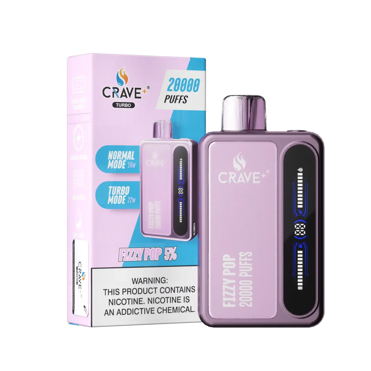 Crave Turbo 20000 Crave, Crave Turbo fizzy pop