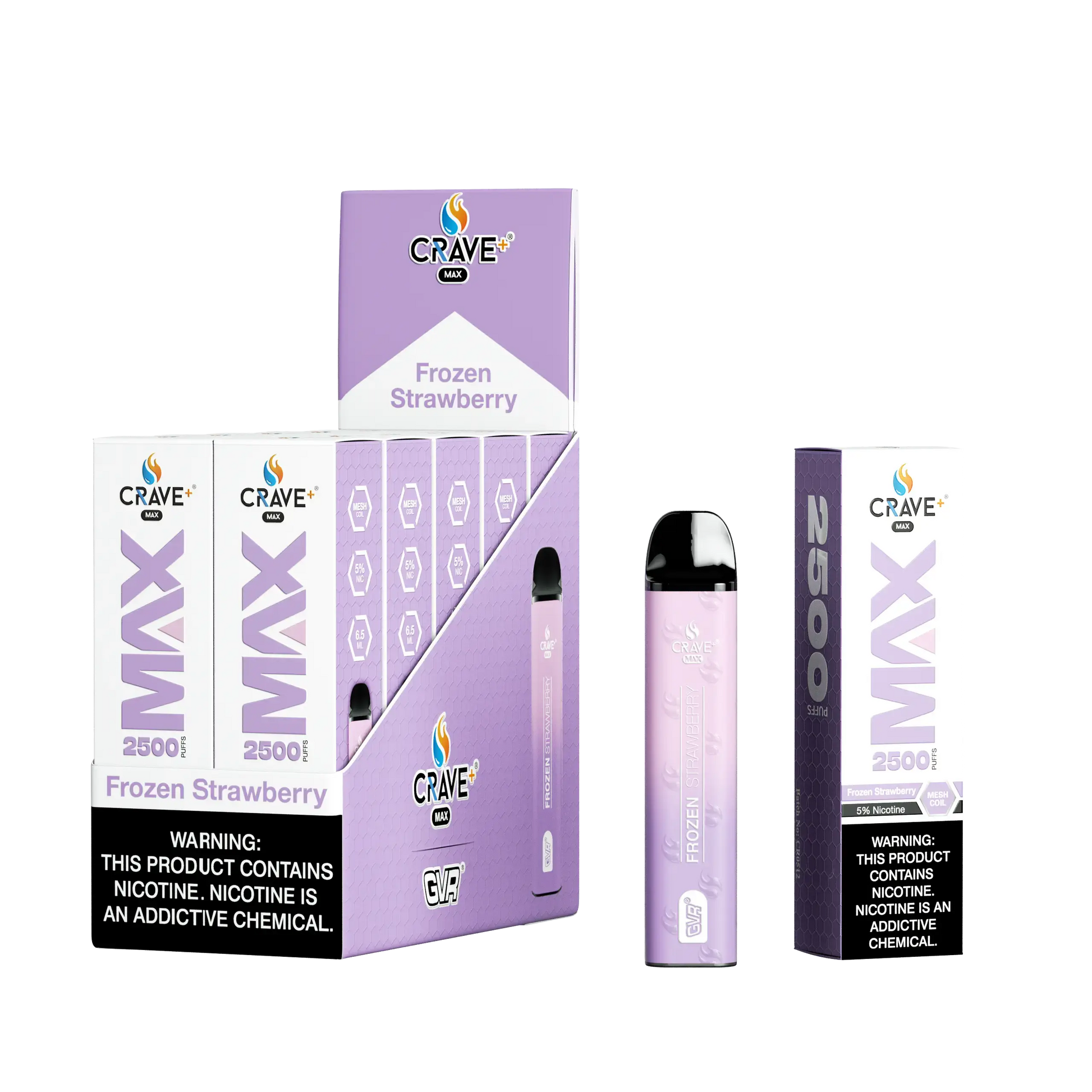 Crave Max 2500 (BOX DEAL) Frozen Strawberry Crave