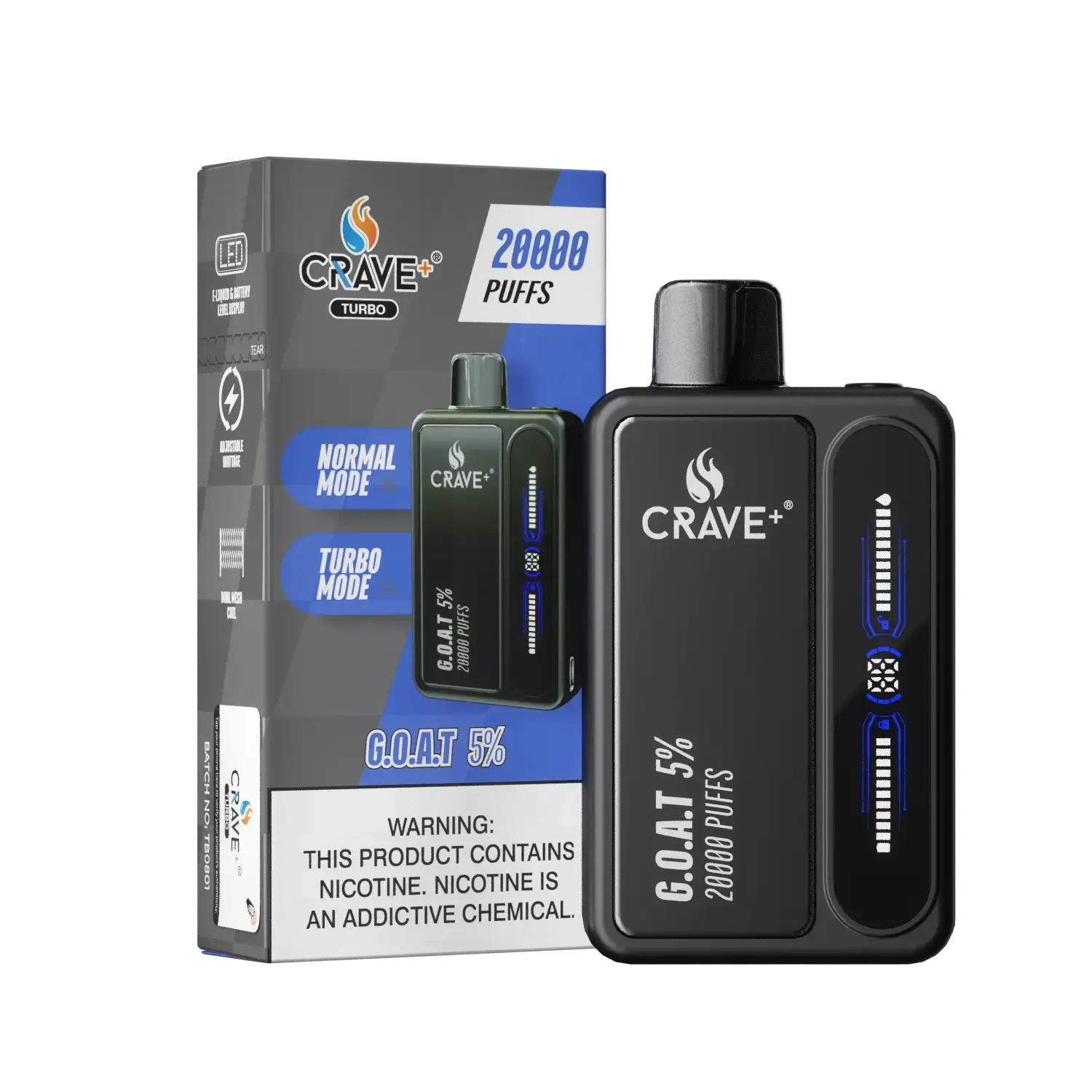 Crave Turbo 20000 - VSZN, Crave Turbo goat