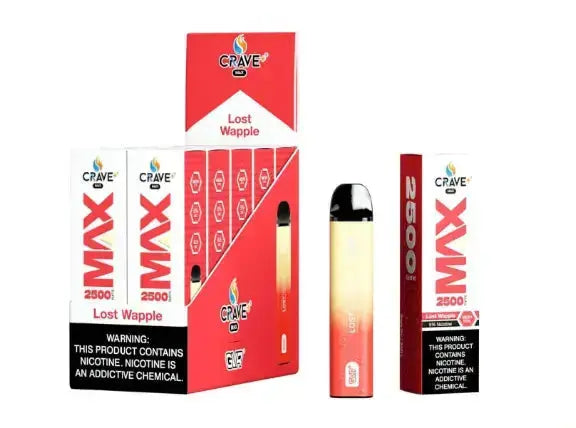 Crave Max Vape - 2500 Puffs Mesh Coil Crave