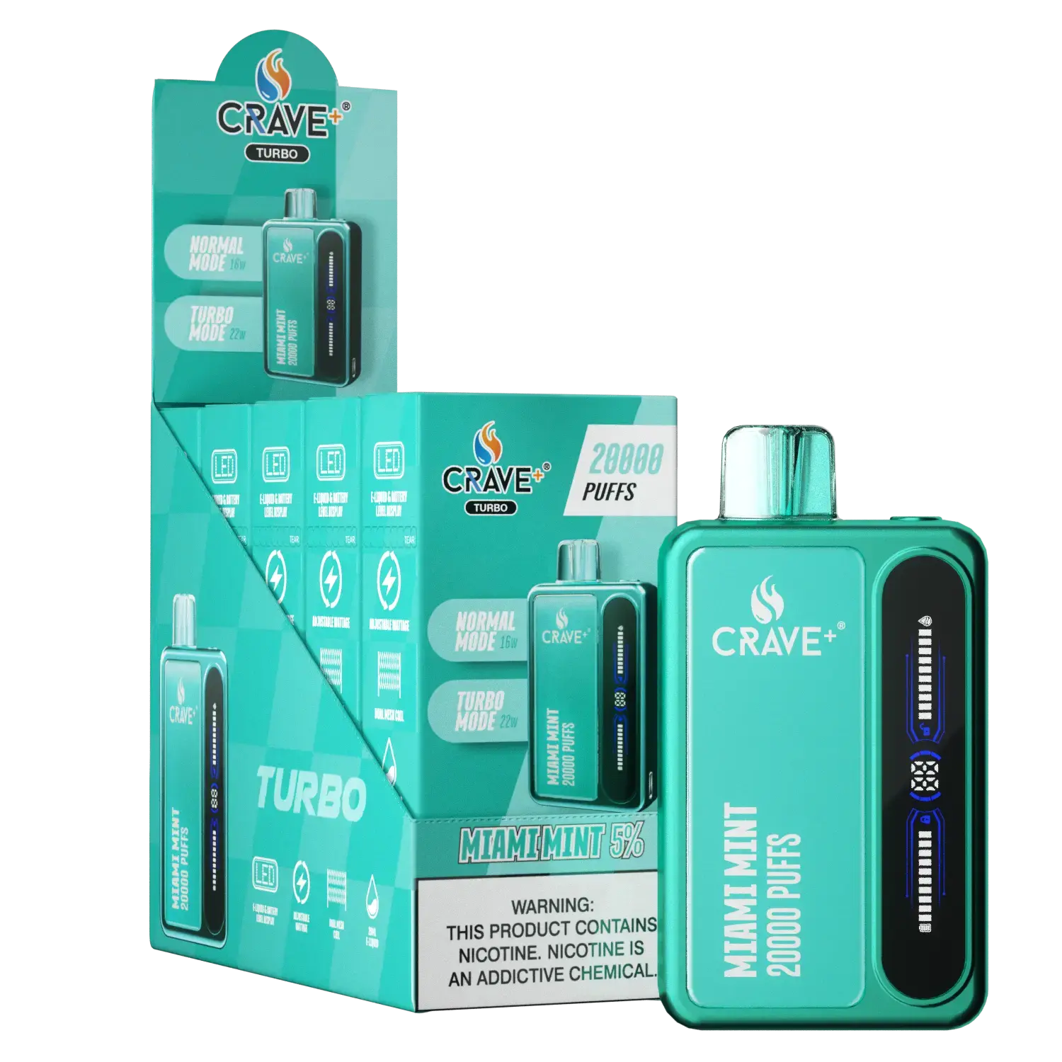Crave Turbo 20000 Puffs – Turbo Disposable Vape | Online Crave