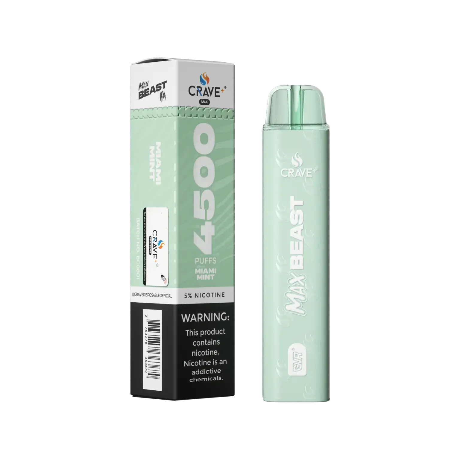 Crave Max Beast 4500 Crave, Crave Max Beast miami mint
