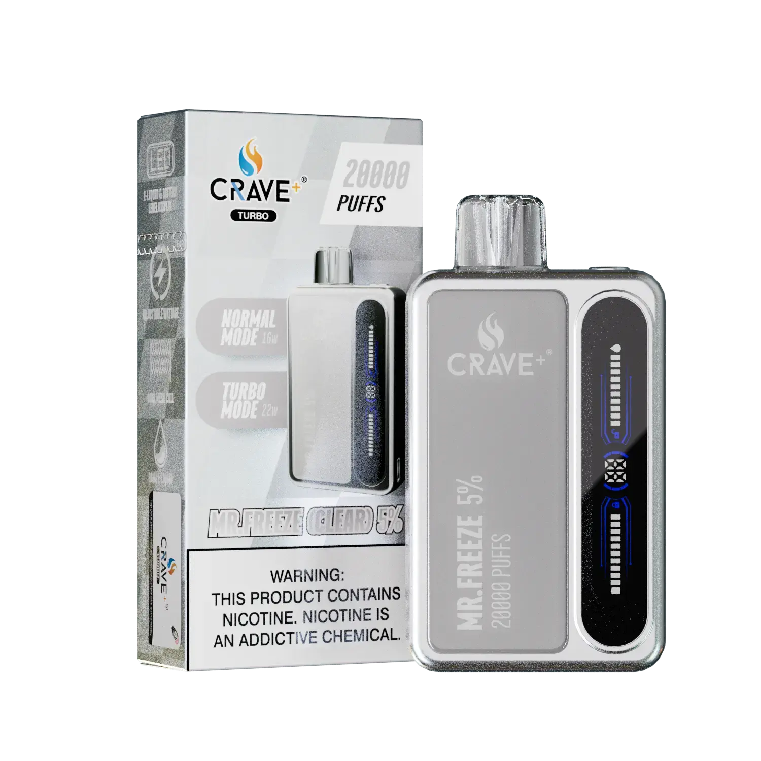 Crave Turbo 20000 Crave, Crave Turbo mr freeze 5%