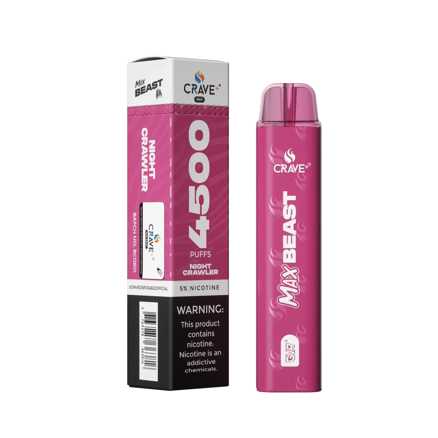 Crave Max Beast 4500 Crave, Crave Max Beast night crawler