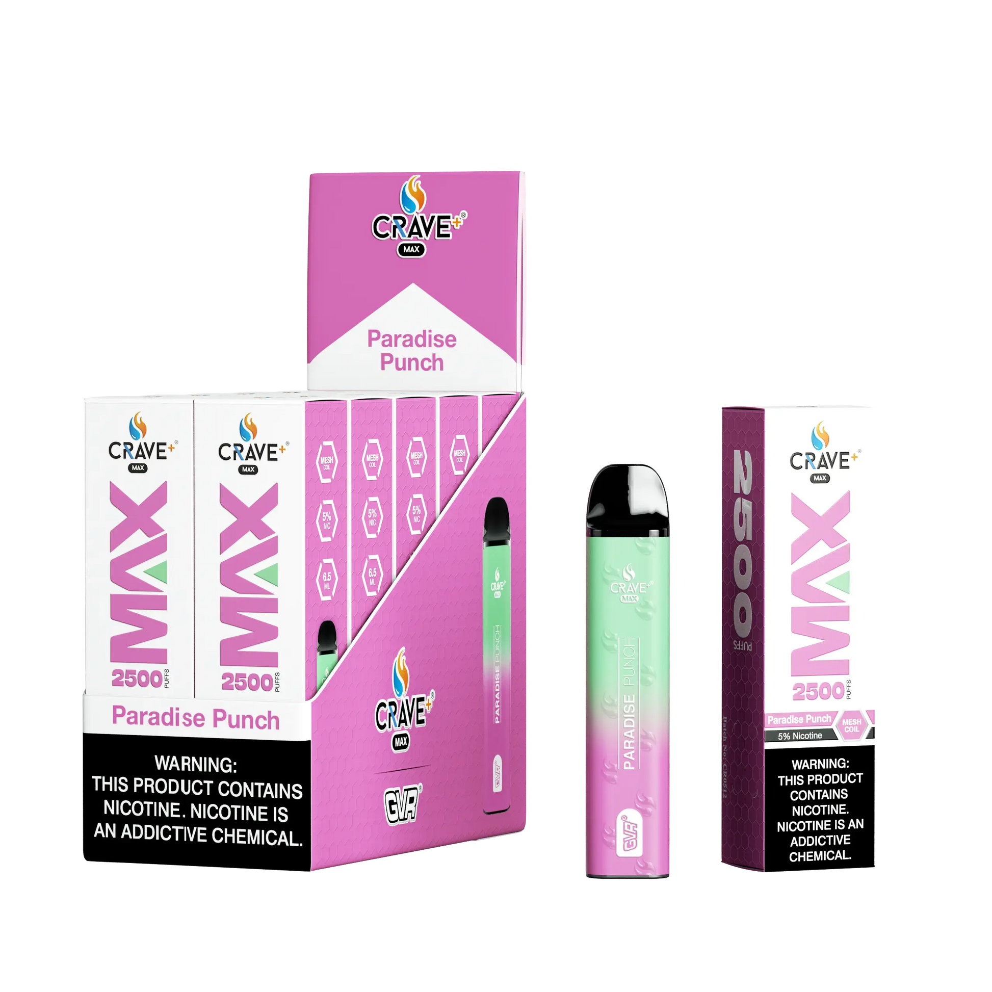 Crave Max 2500 (BOX DEAL) Paradise Punch Crave