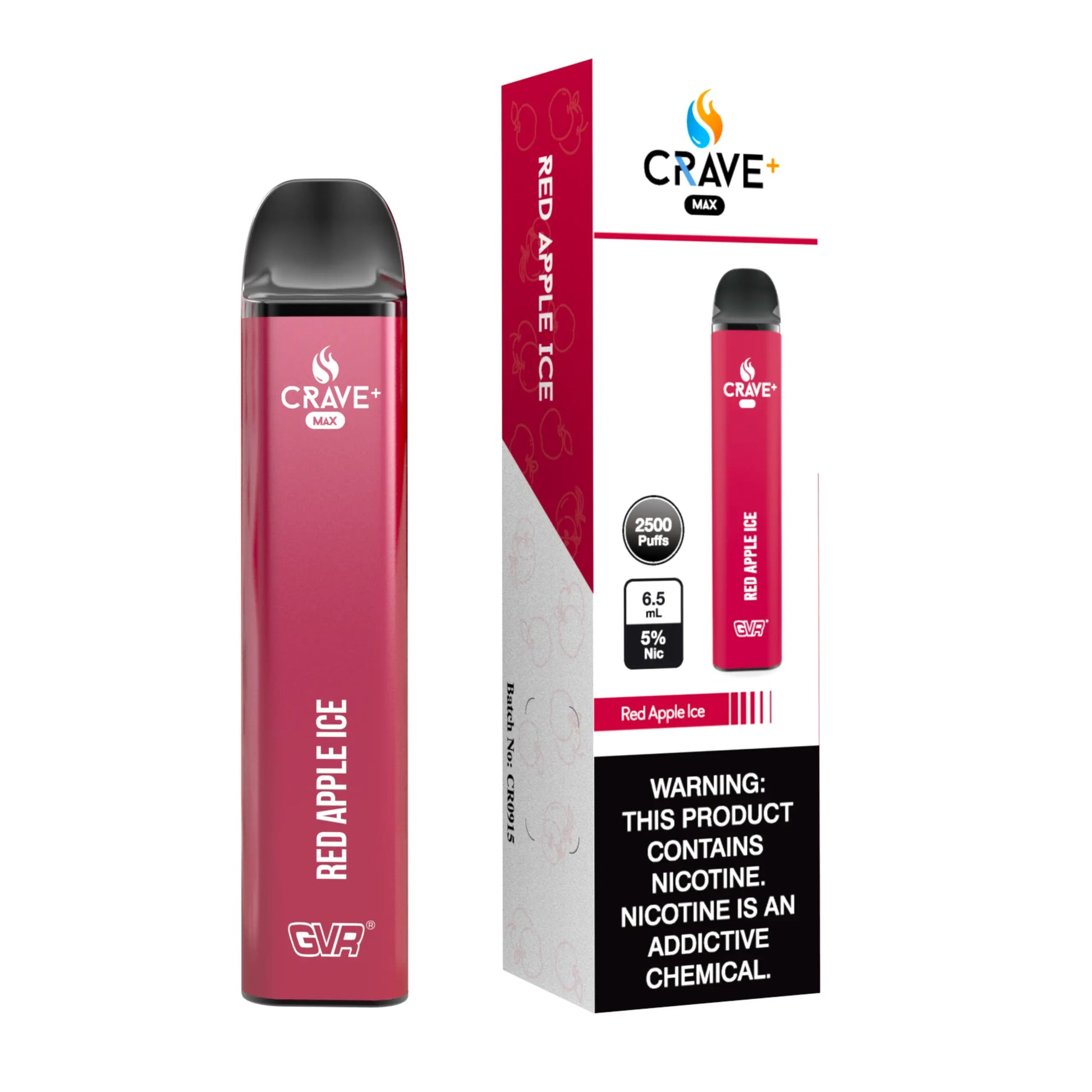 Crave Max 2500 - Red Apple Ice
