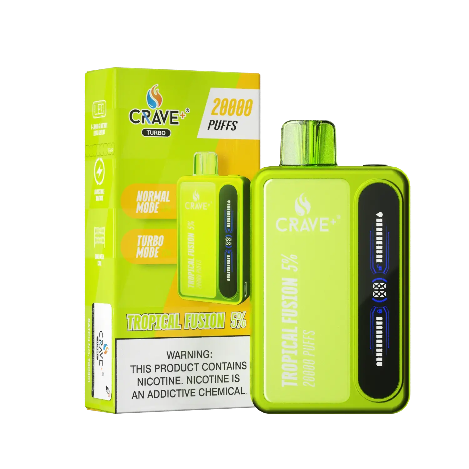 Crave Turbo 20000 - VSZN, Crave Turbo tropical fusion