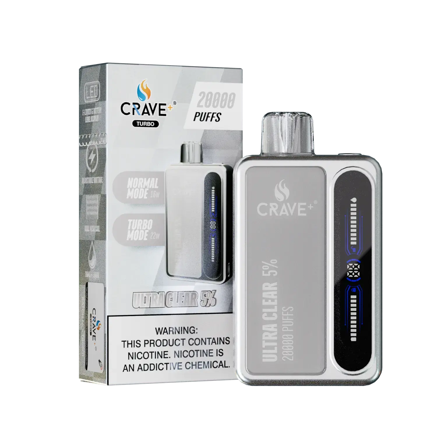 Crave Turbo 20000 Crave, Crave Turbo ultra clear 5%