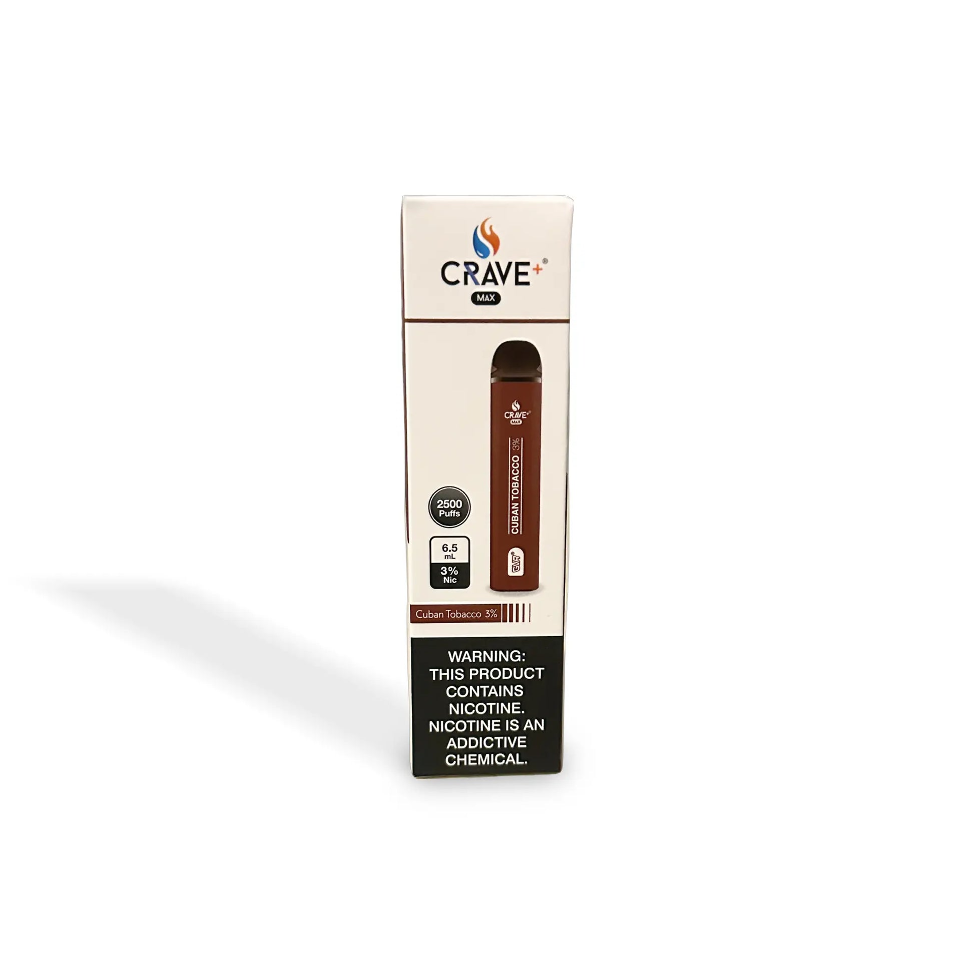 Crave Max 2500 - Cuban Tobacco 3%