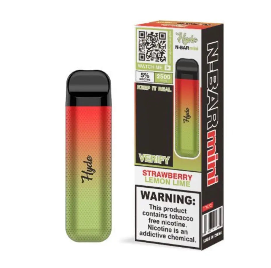 Hyde N-Bar Mini 2500 Puffs Strawberry Lemon Lime
