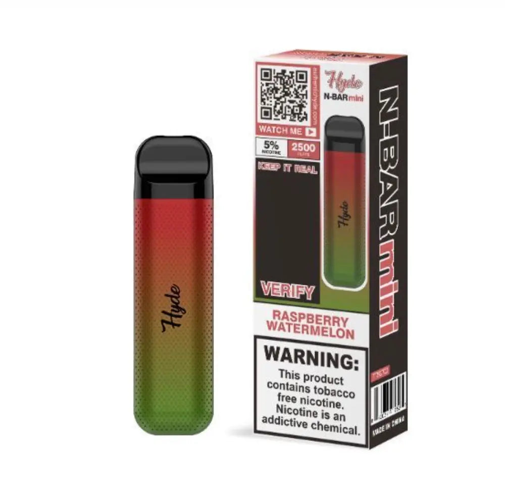 Hyde N-Bar Mini 2500 Puffs Raspberry Watermelon