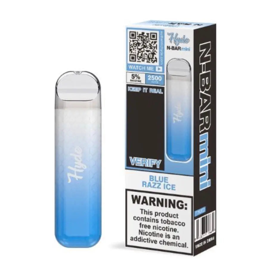Hyde N-Bar Mini 2500 Puffs Blue Razz Ice