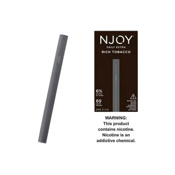 Njoy Daily Disposable E-Cigarette -  Extra Rich Tobacco