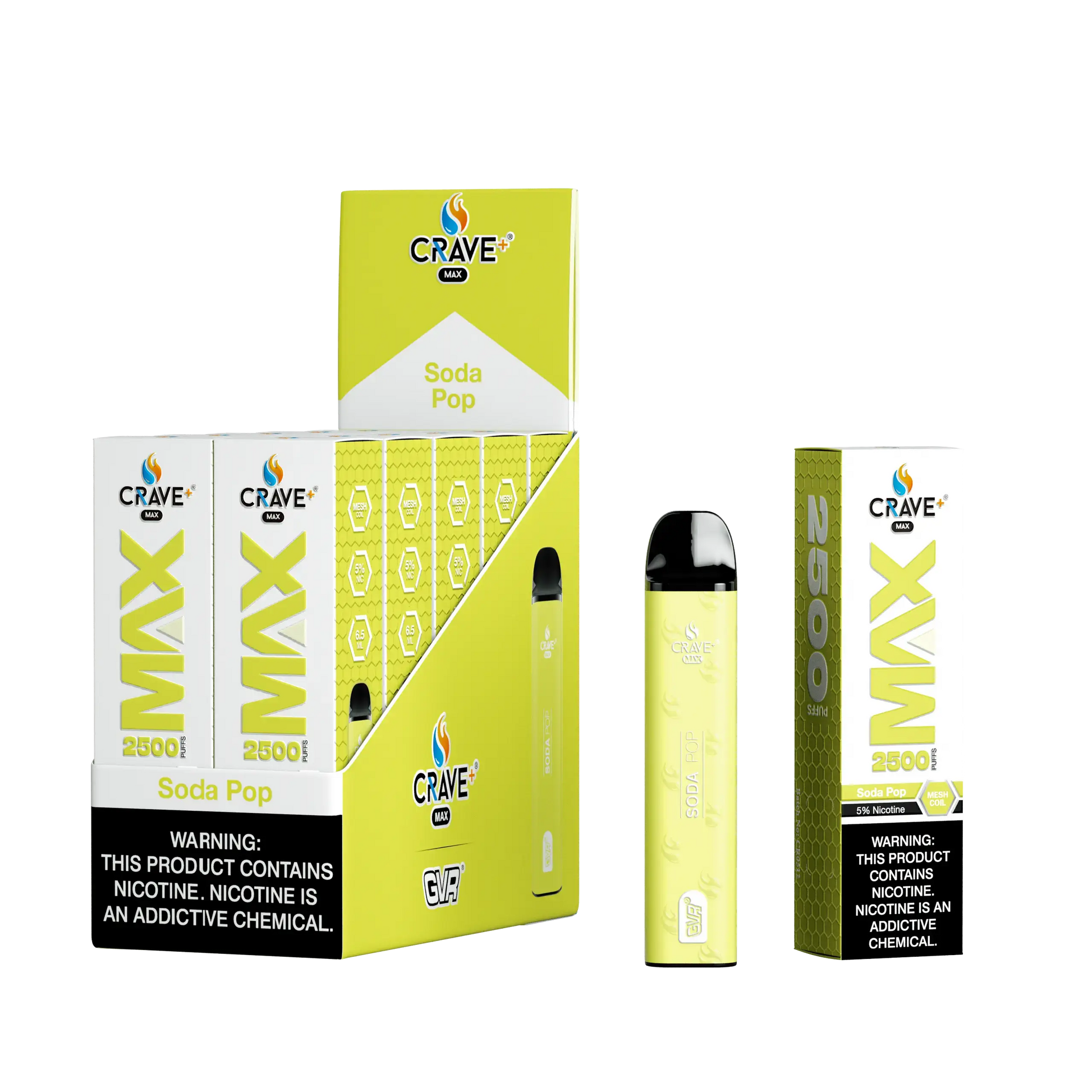 Crave Max Vape - 2500 Puffs (BOX DEAL) Crave