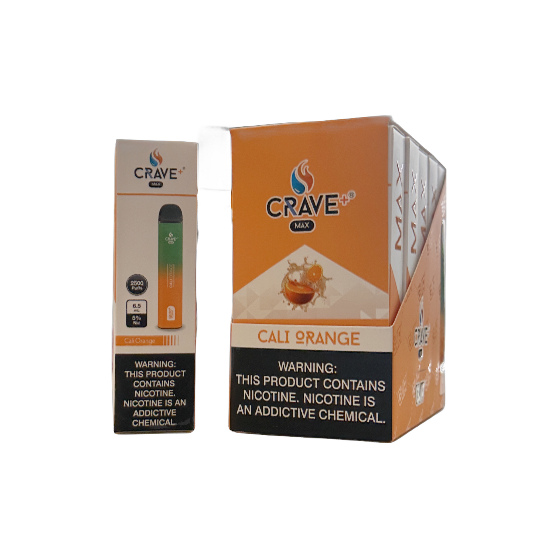 Crave Max 2500 - Cali Orange Box