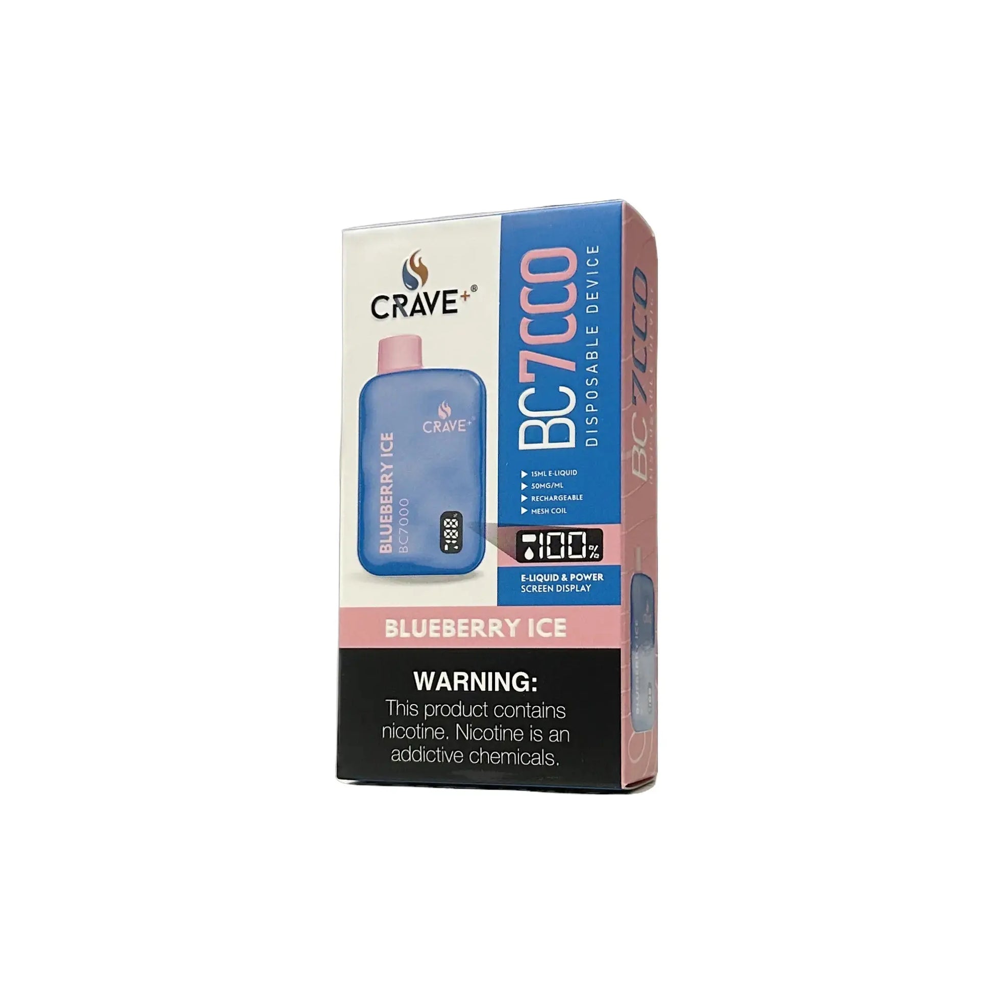 Crave BC7000 Puffs - VSZN, Crave BC7000 Crave blueberry ice, crave bc7000 clear, clear crave vape bc7000, crave grape ice bc7000, crave black ice bc7000, black ice crave max vape bc7000, crave max vape bc7000 blueberry ice, blueberry ice crave max bc7000