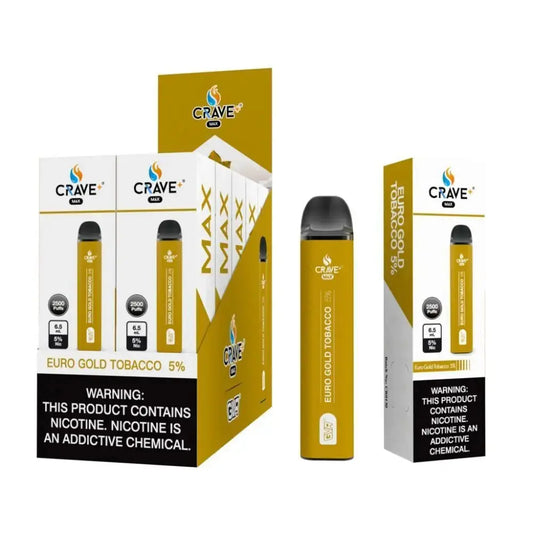 crave euro gold tobacco, euro gold tobacco crave, crave max euro gold tobacco, crave max clear vape, crave max vape for sale, where to buy crave max