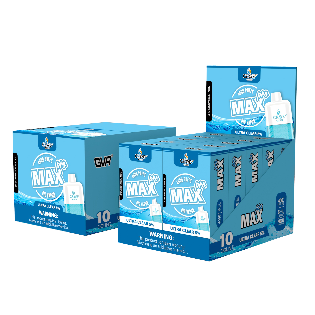 Crave Max Pro Ultra Clear 5% Box