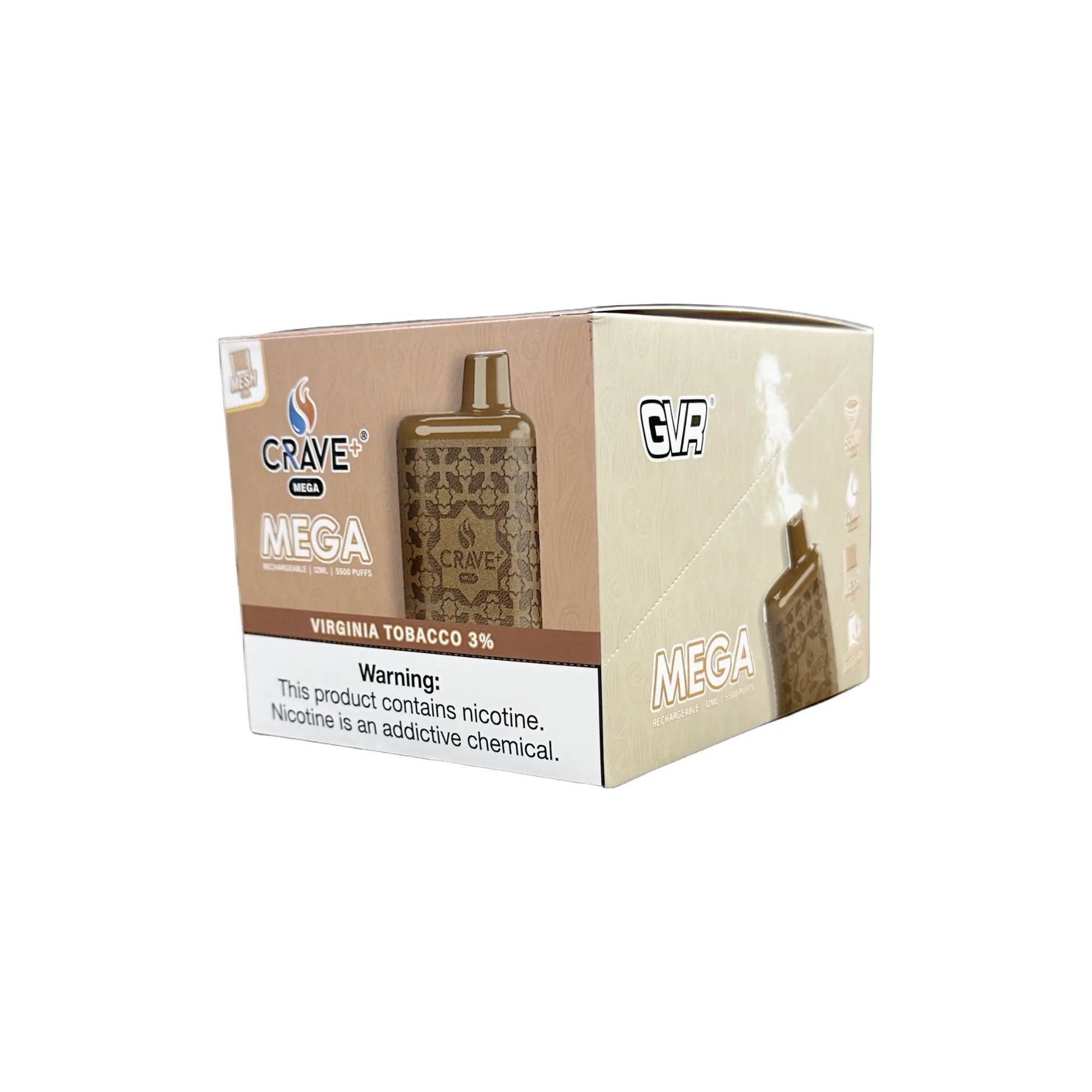 Crave MEGA 5500 Puffs (BOX DEAL) Crave