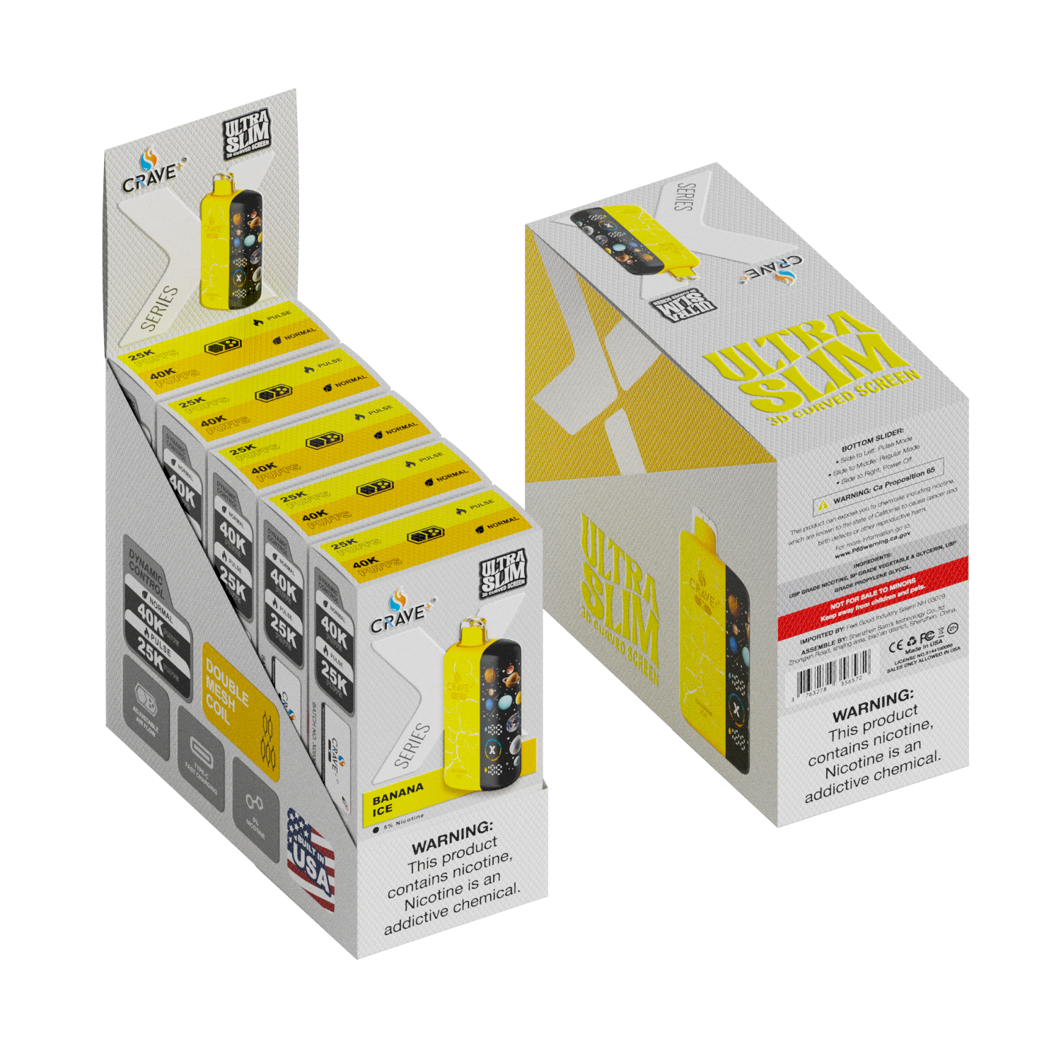 Crave X – Ultra Slim 40K / 25K Puffs (BOX DEAL) CCC