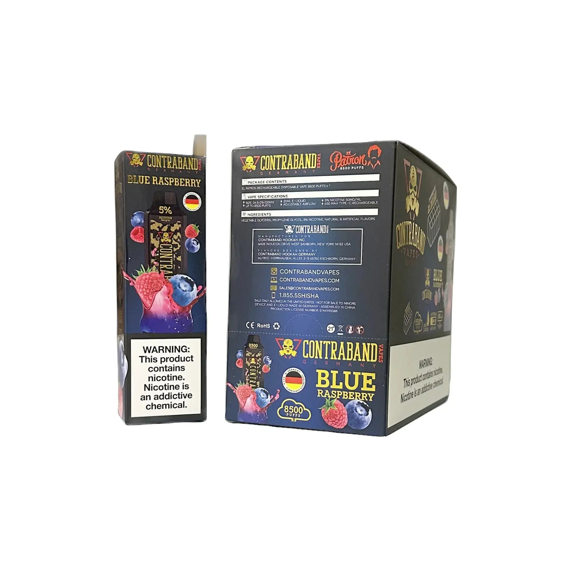 Contraband El Patron Disposable Vape - 8500 Puffs (BOX DEAL) - VSZN