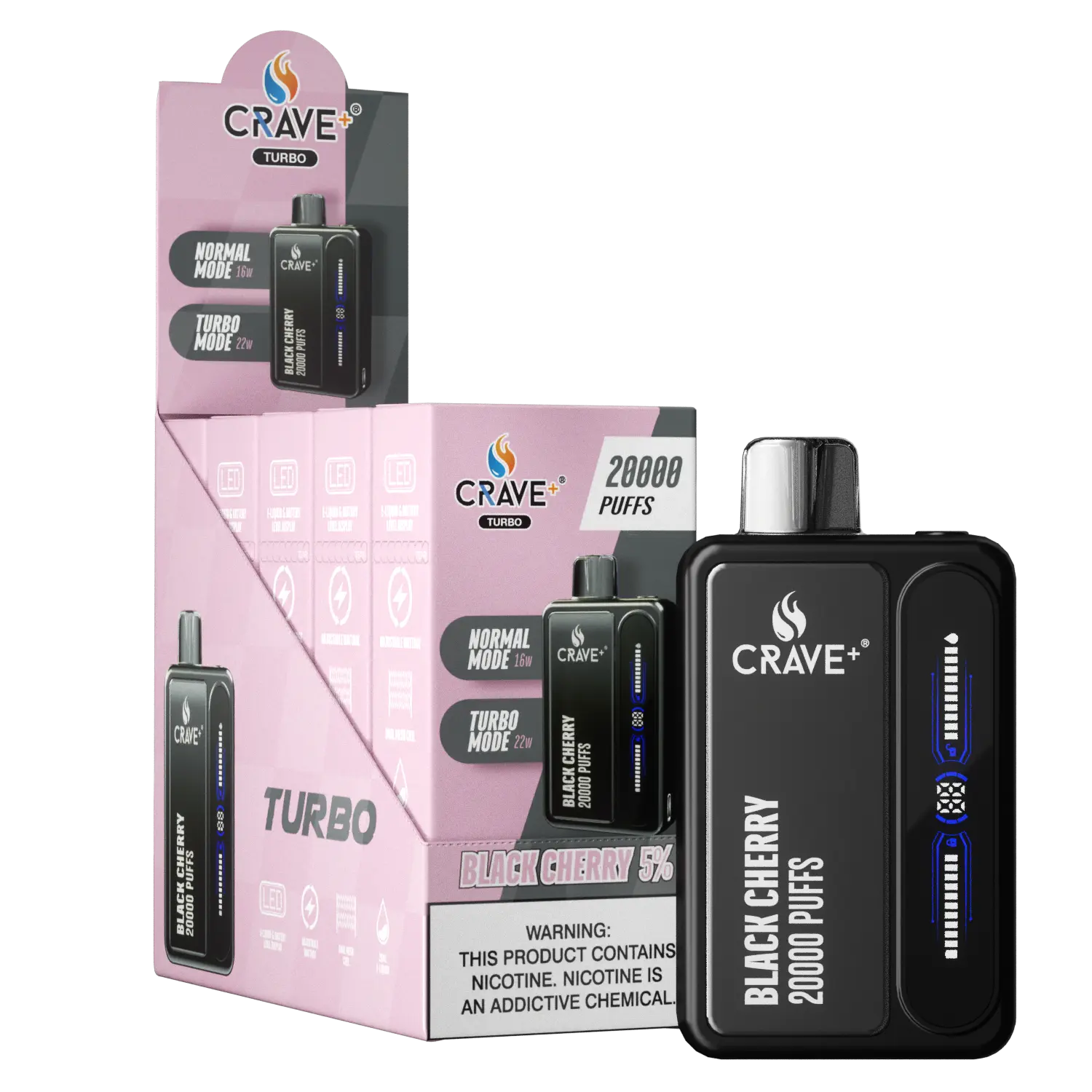 Crave Turbo 20000 (BOX DEAL) CCC