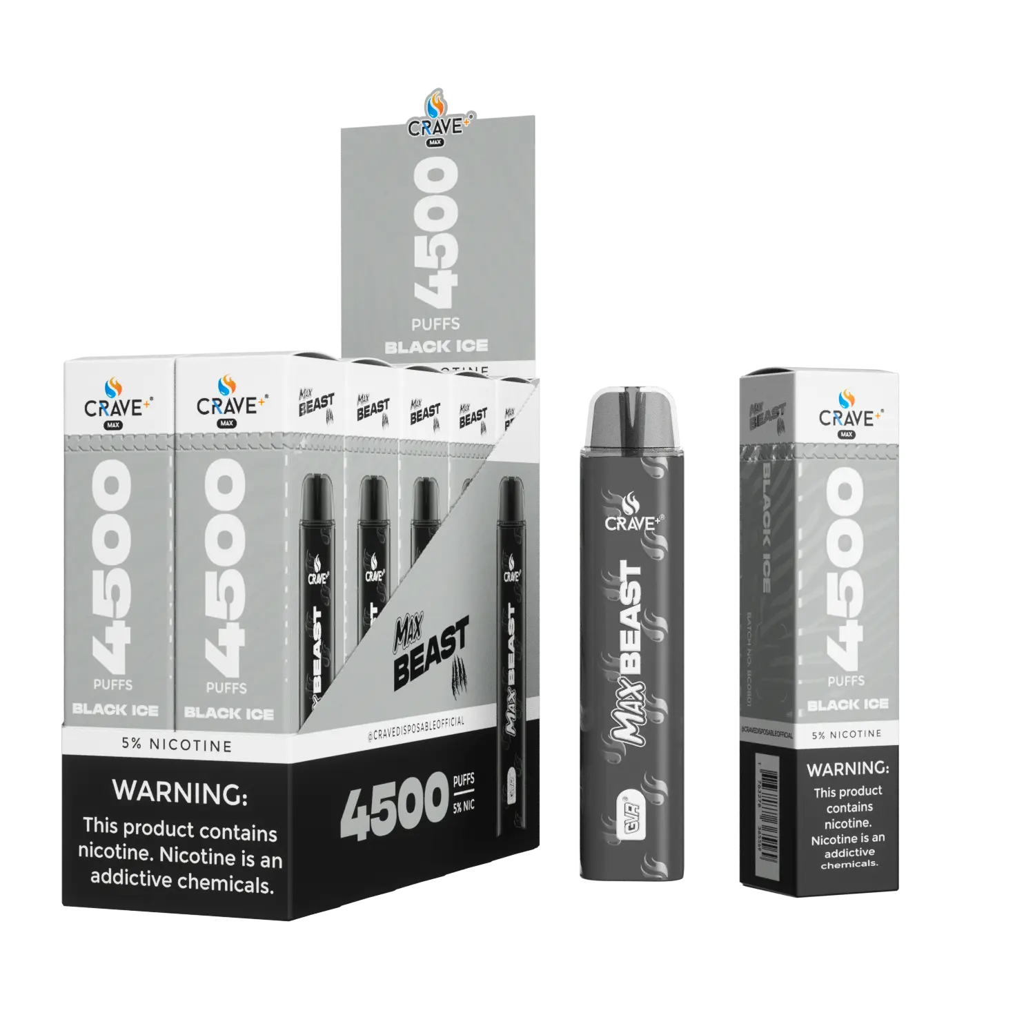 Crave Max Beast 4500 (BOX DEAL) CCC