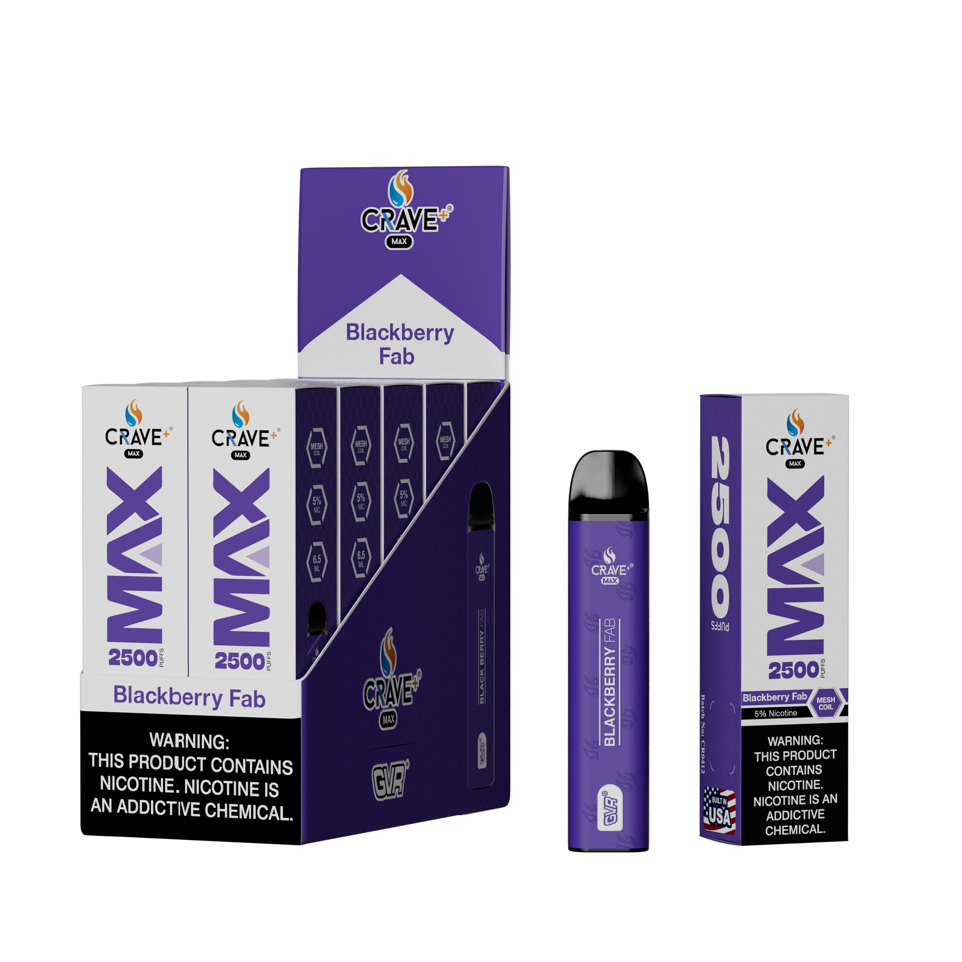 Crave Max 2500 (BOX DEAL) CCC