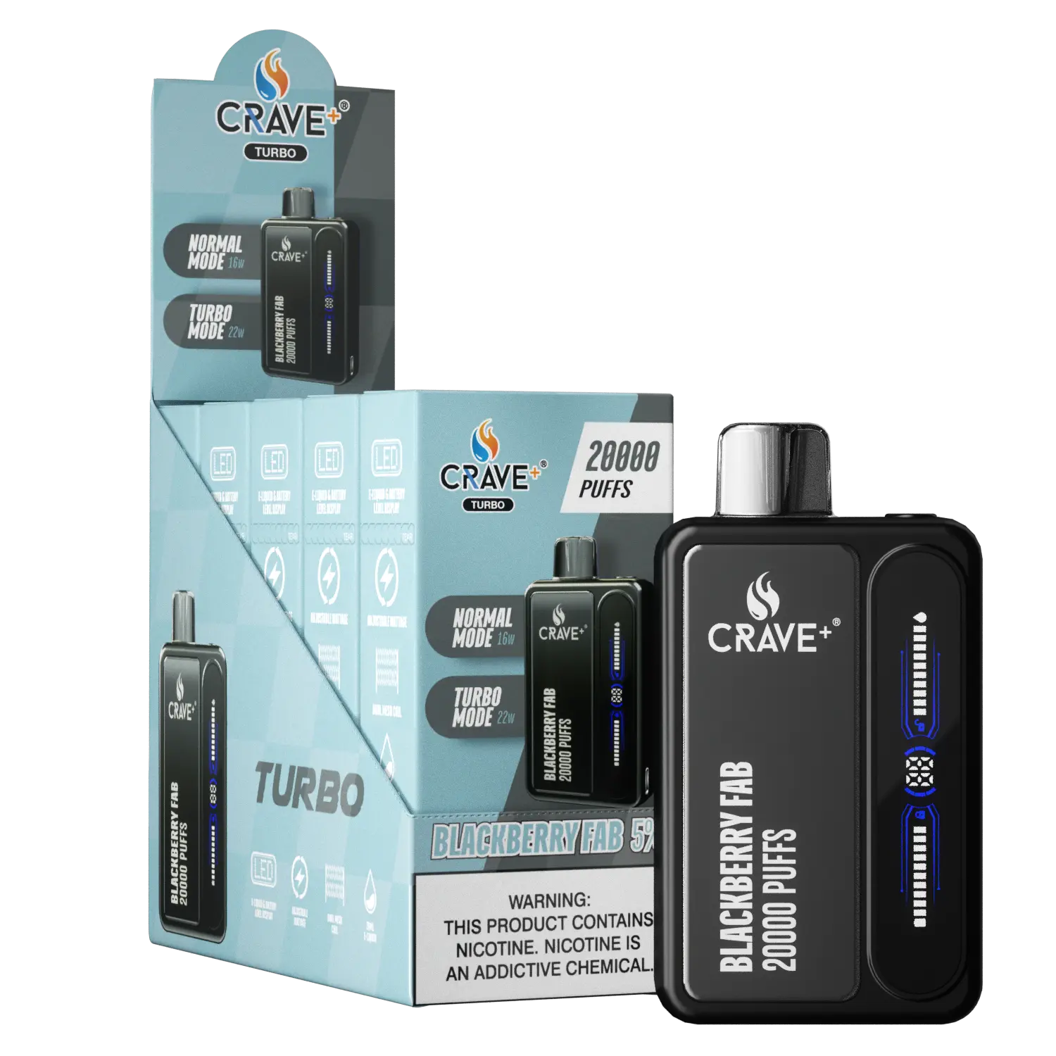 Crave Turbo 20000 (BOX DEAL) CCC