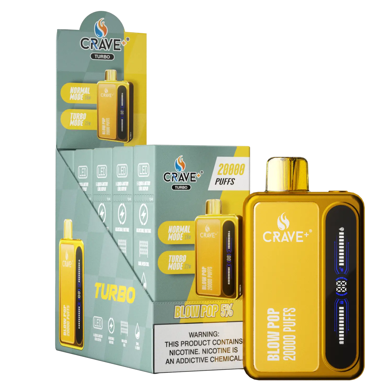 Crave Turbo 20000 (BOX DEAL) CCC