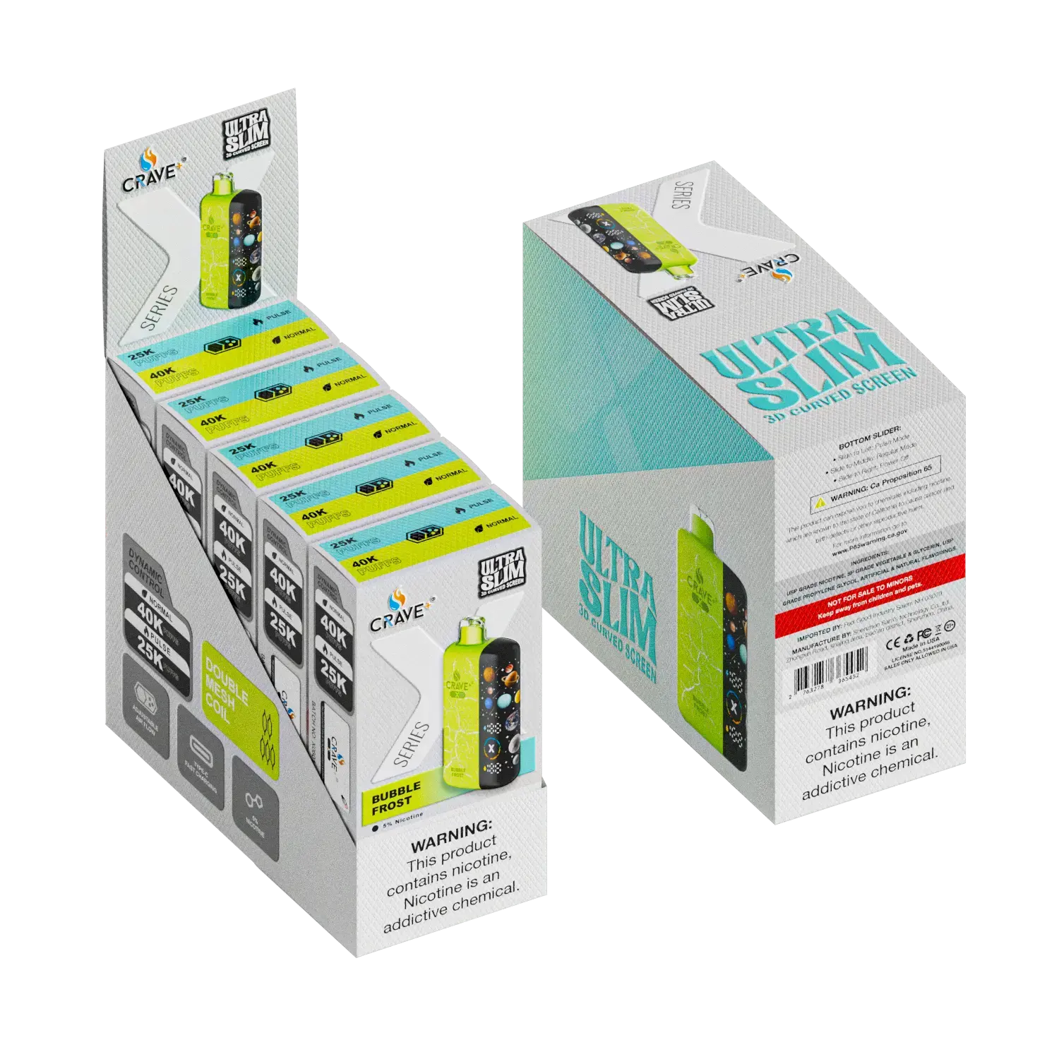 Crave X – Ultra Slim 40K / 25K Puffs (BOX DEAL) Crave, Crave X – Ultra Slim 40K / 25K Puffs Crave, crave x millyz, millyz crave x vape, millyz vape crave, crave vape millyz, rave x millyz, crave ultra slim vape millyz, crave x bubble frost