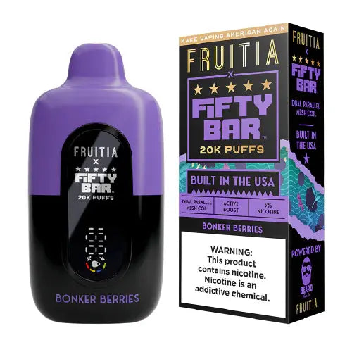 Fruitia Fifty Bar 20K Puffs CCC