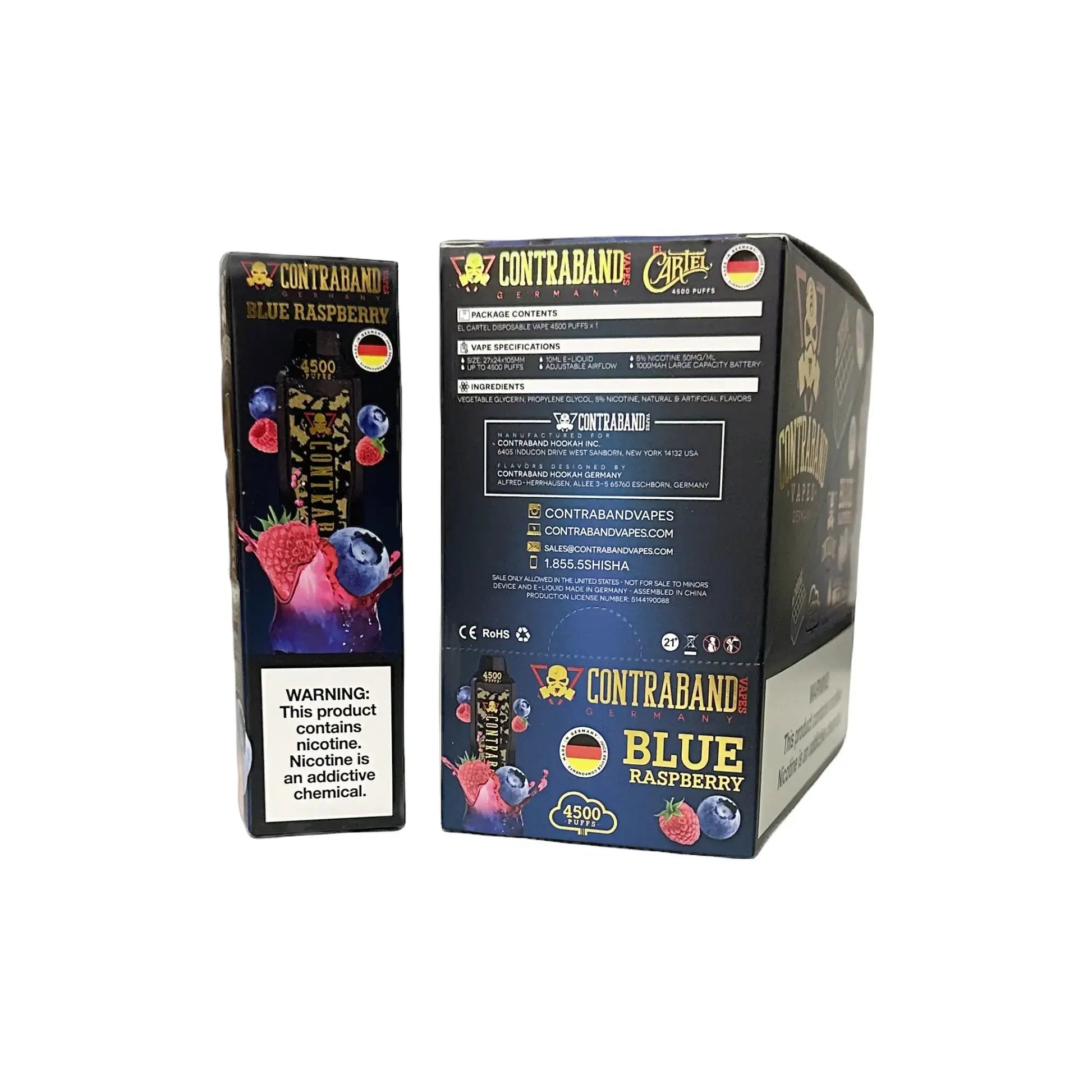 Contraband El Cartel Disposable Vape - 4500 Puffs (BOX DEAL) - VSZN