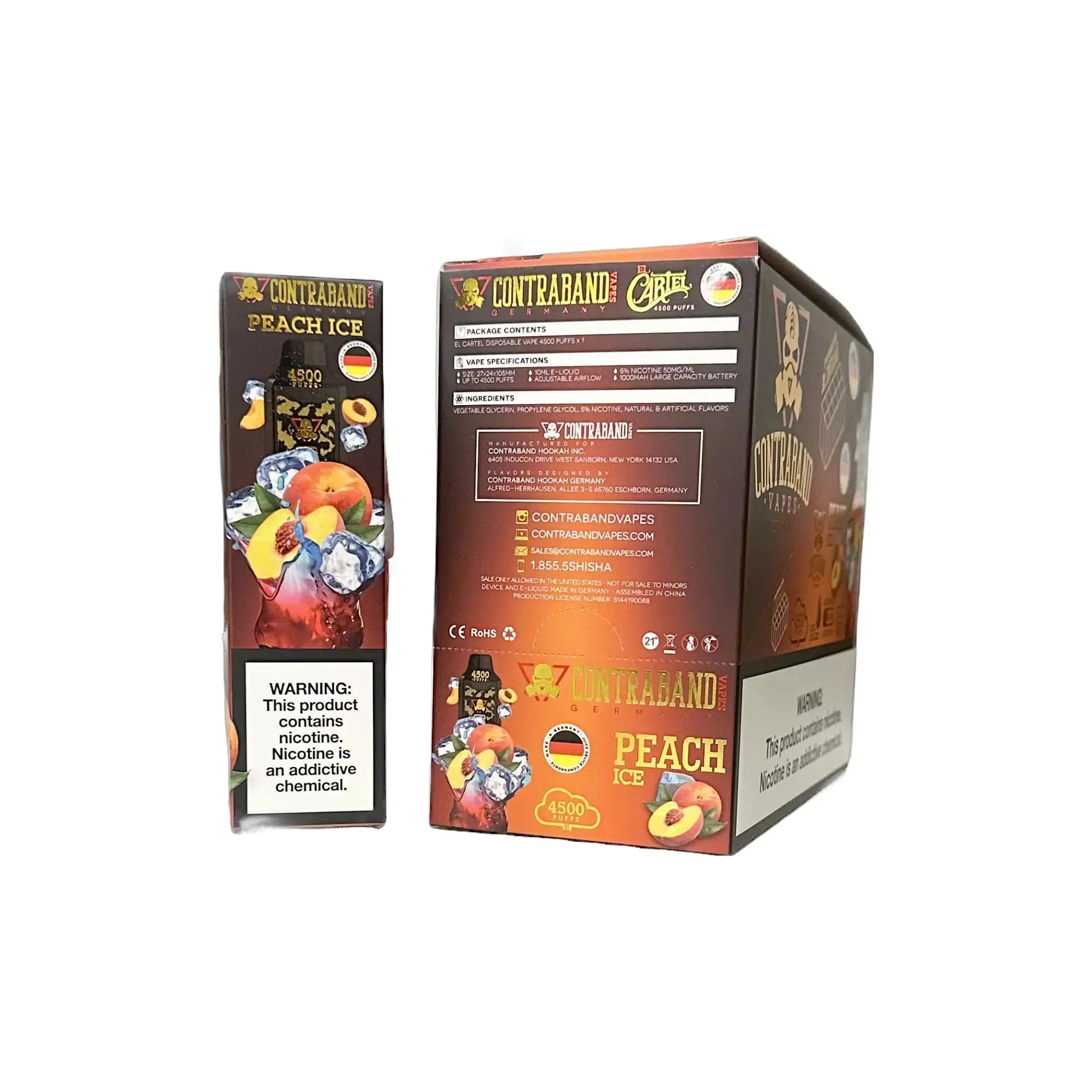 Contraband El Cartel Disposable Vape - 4500 Puffs (BOX DEAL) - VSZN