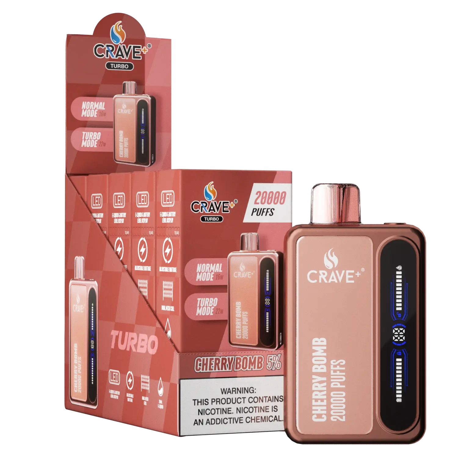 Crave Turbo 20000 (BOX DEAL) CCC