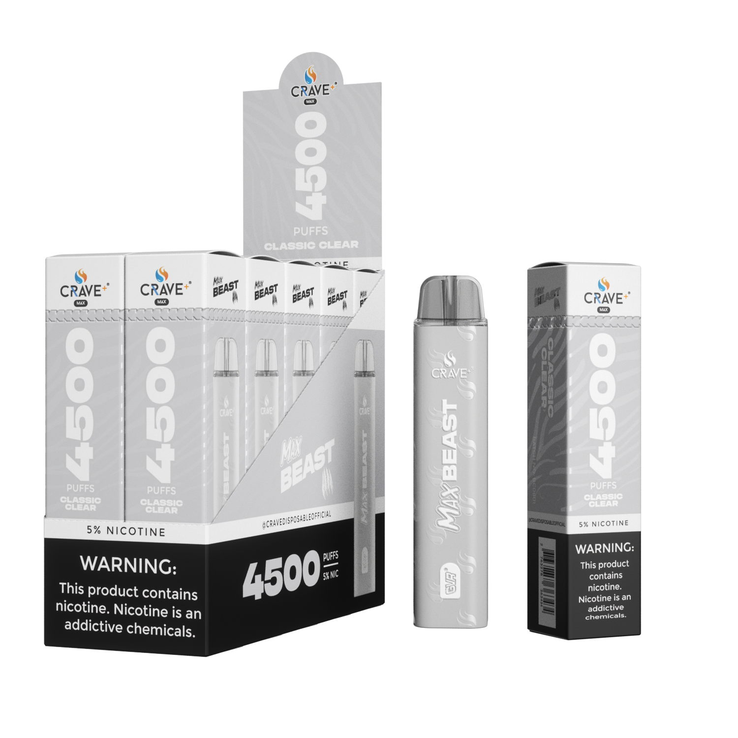 Crave Max Beast 4500 (BOX DEAL) CCC