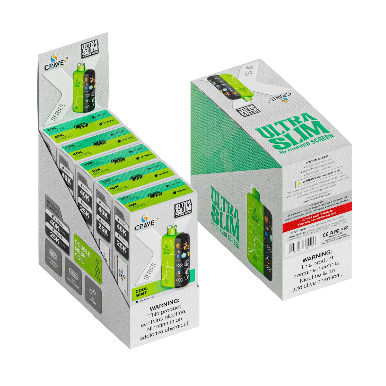 Crave X – Ultra Slim 40K / 25K Puffs (BOX DEAL) Crave, Crave X – Ultra Slim 40K / 25K Puffs Crave, crave x millyz, millyz crave x vape, millyz vape crave, crave vape millyz, rave x millyz, crave ultra slim vape millyz, crave x cool mint