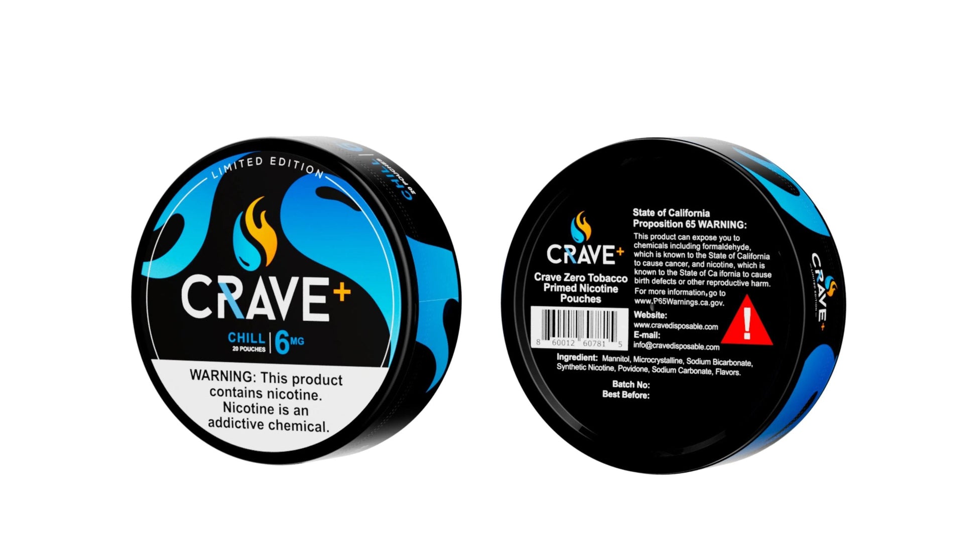 Crave Limited Edition Nicotine Pouches CCC